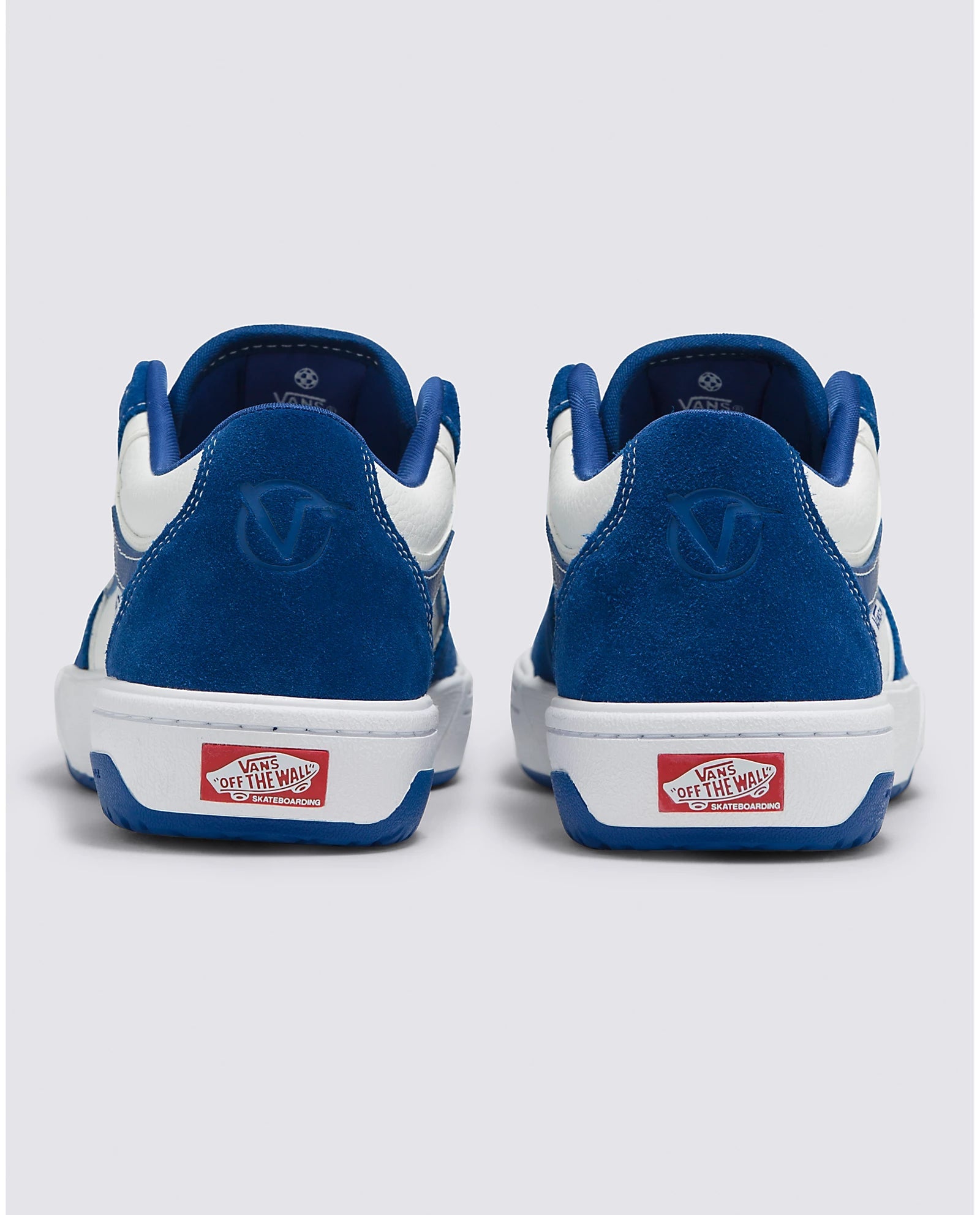 VANS Rowan 2 Skate Shoes for Men - True Blue & White Colorway - Comfortable Sneakers for Skateboarding, Casual Wear & Street Fashion