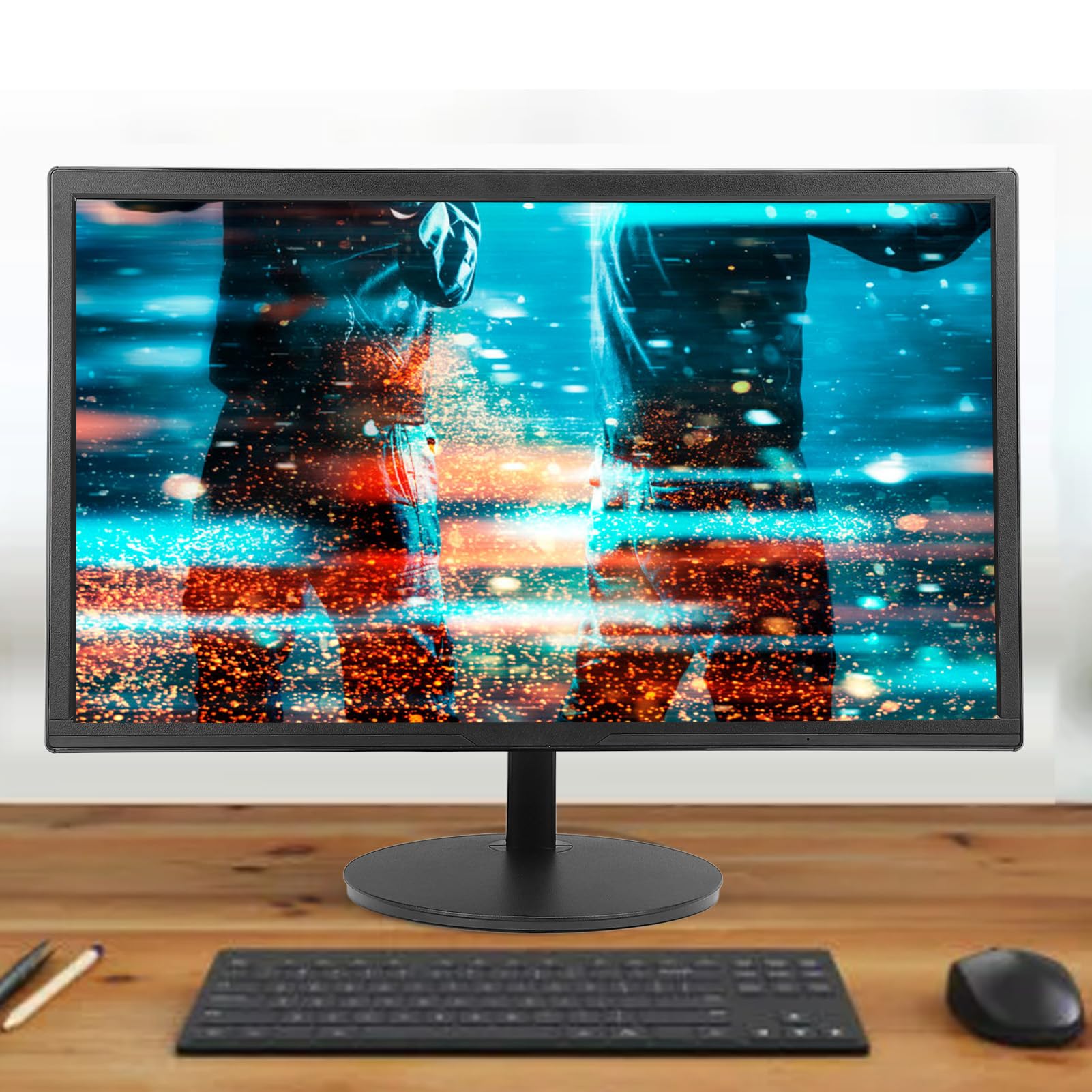 22 Inch Ultra-Thin IPS FHD 1080P 75Hz Gaming Monitor - 99% sRGB LED Computer Screen with 1ms Response, 178° Viewing Angle & Eye Care Technology - Perfect for Home Office, Gaming & Graphic Design