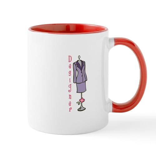 White/Red Inside - Dress Designer Mugs