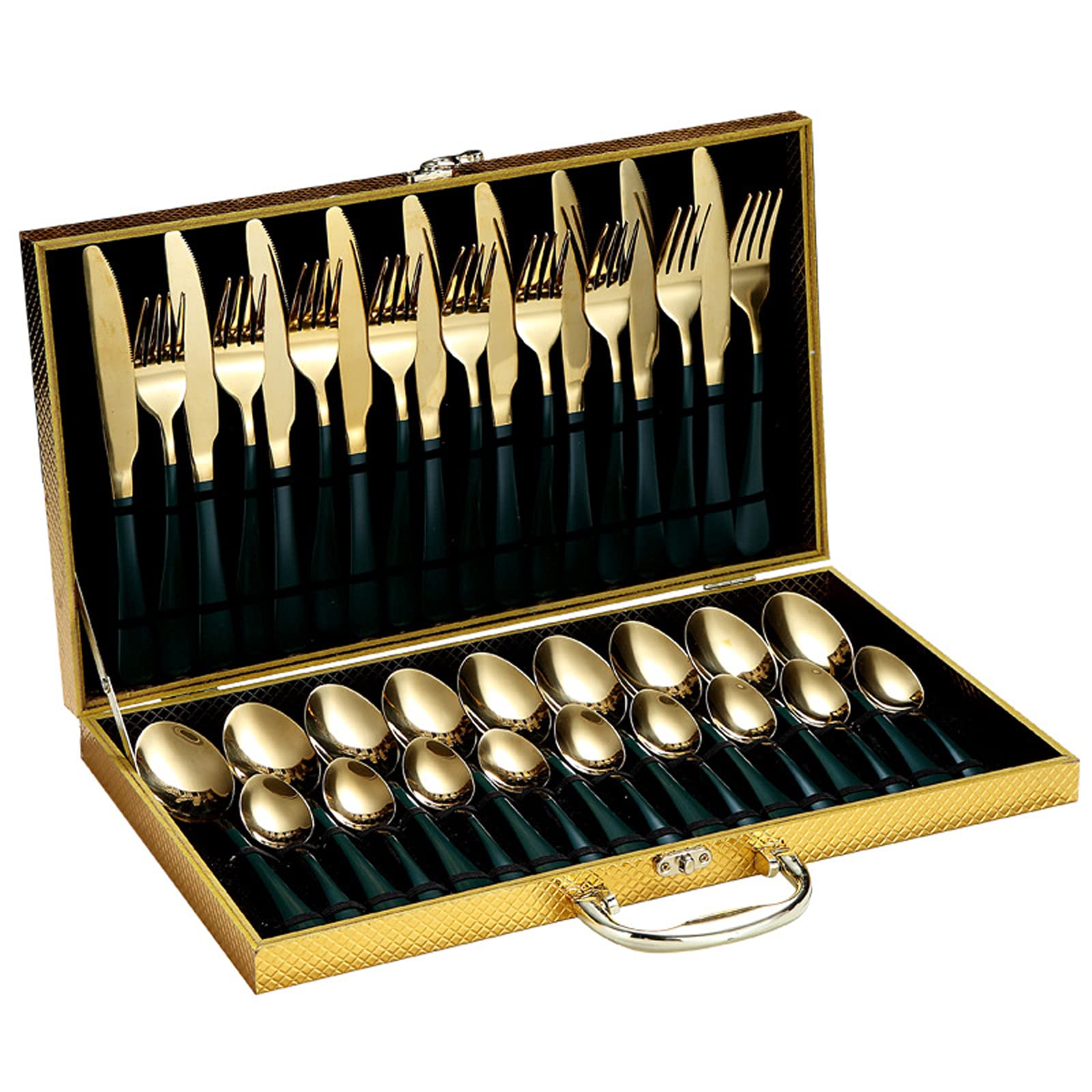 AIWKR 12-Piece Camping Cutlery Set - Stainless Steel Travel Utensils for Outdoor Picnics, BBQ, Hiking & Birthday Parties | Compact & Lightweight for Camping, Travel & Weddings