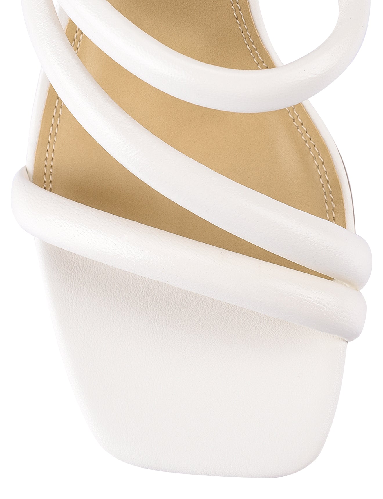 Spence Women's Heeled Sandals - Genuine Chalk Leather Dress Sandals for Weddings, Parties & Evening Events | Comfortable & Stylish Summer Shoes