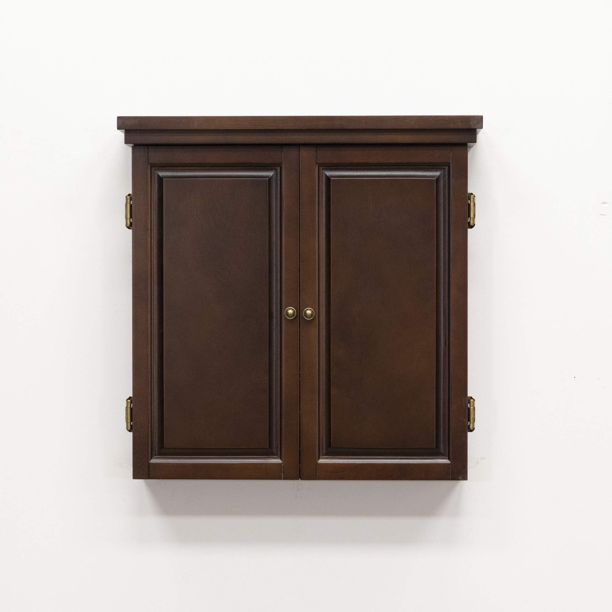 American Legend Traditional Dartboard Cabinet - Premium Wooden Dart Board Set with Bristle Board & Darts - Perfect for Home Game Rooms, Bars, and Man Caves
