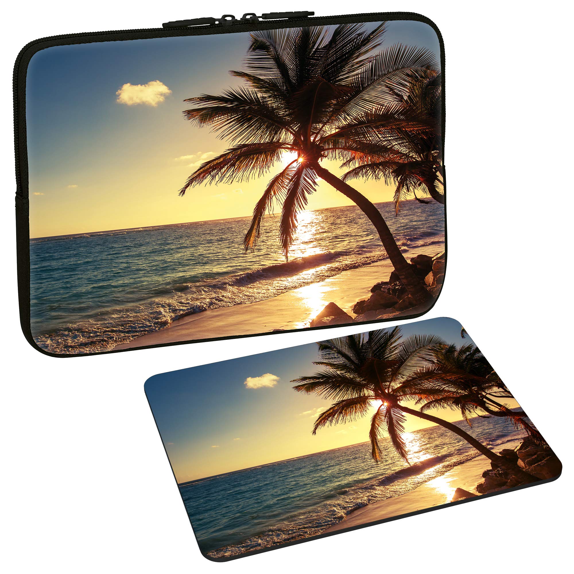 Stylish 13-Inch Laptop Bag with Built-in Mouse Pad - Perfect for Work, Travel, and Beach Outings