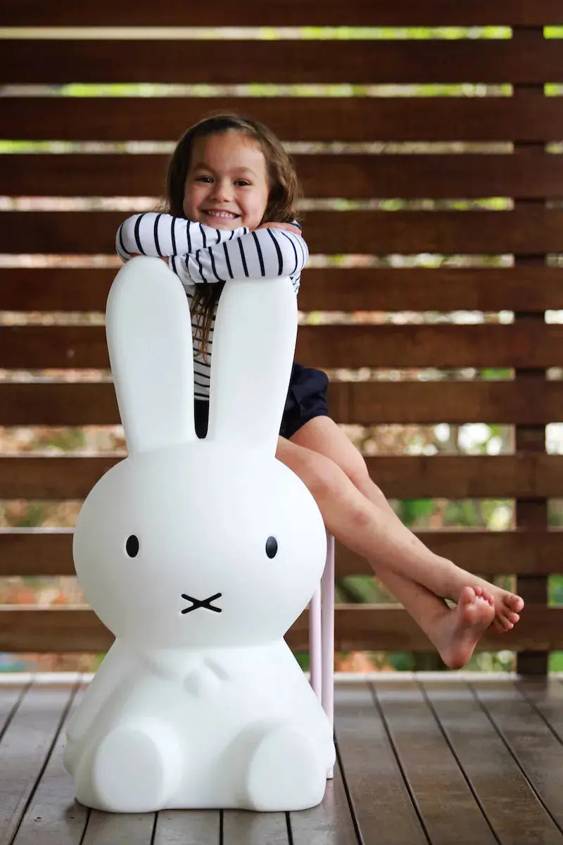 Miffy LED Night Light Extra Large - Cute Bunny Nursery Lamp for Kids Bedroom, Baby Room Decor & Cozy Nighttime Reading Light
