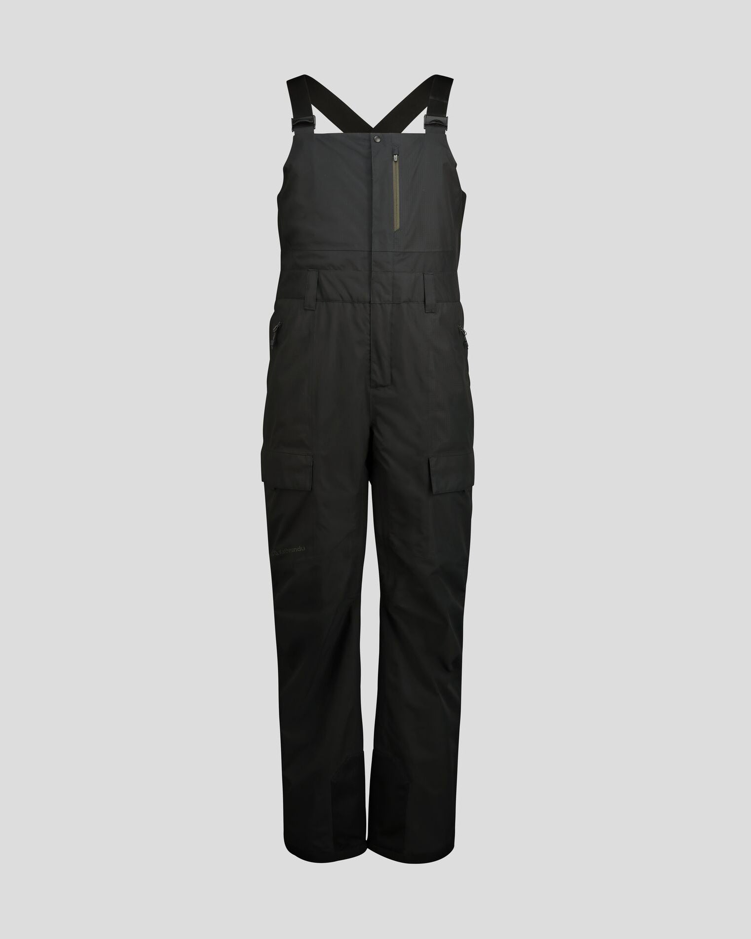 Men's PWDR Days 2L Insulated Snow Bib Pants - Waterproof Winter Ski Bib Overalls for Snowboarding & Cold Weather (Black Stingray) - Perfect for Skiing, Snowboarding & Outdoor Winter Activities