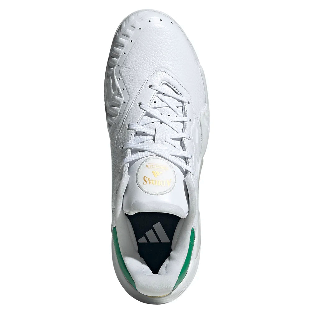 Men's Barricade 13 Leather Tennis Shoes - Gold Metallic & White Athletic Footwear for Court Performance & Casual Wear | Perfect for Tennis Matches, Gym Workouts & Everyday Fashion