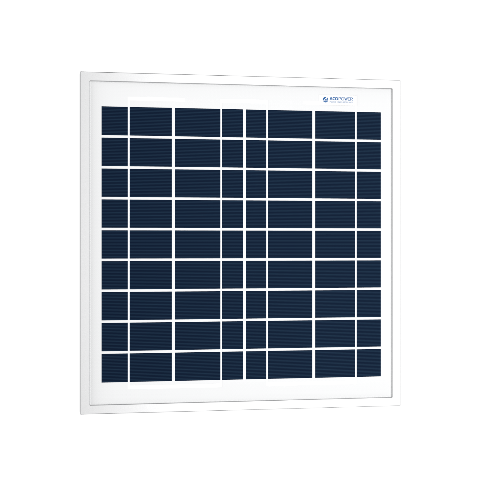 ACOPower 15W Polycrystalline Solar Panel - 12V Battery Charger for RV, Boat, Camping & Off-Grid Power Supply | Portable Solar Charging Solution for Outdoor Adventures