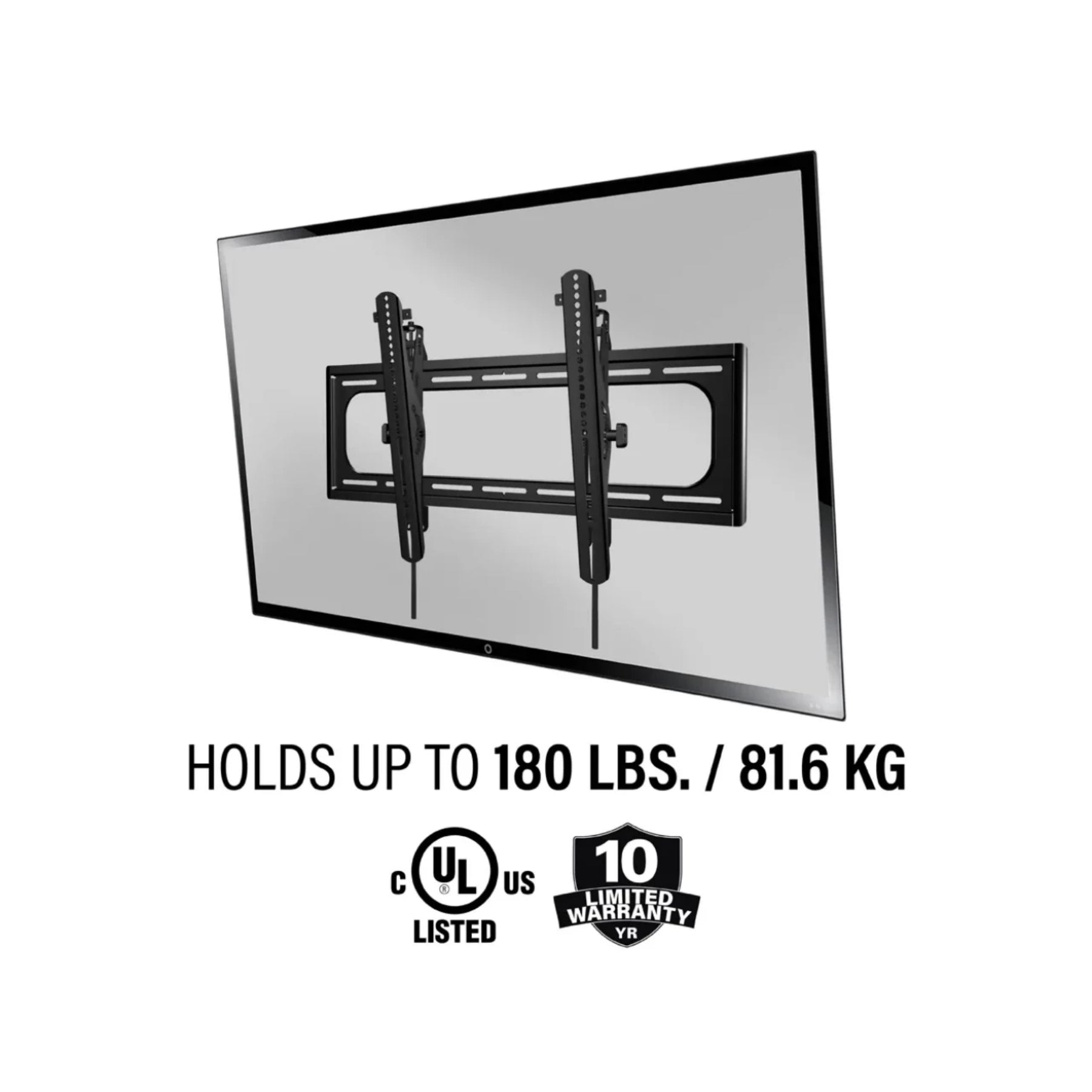 Sanus VODLT1 Premium Large Outdoor TV Tilt Mount for 37-95 Inch TVs - Weatherproof Full Motion TV Bracket for Patio, Backyard & Deck Entertainment