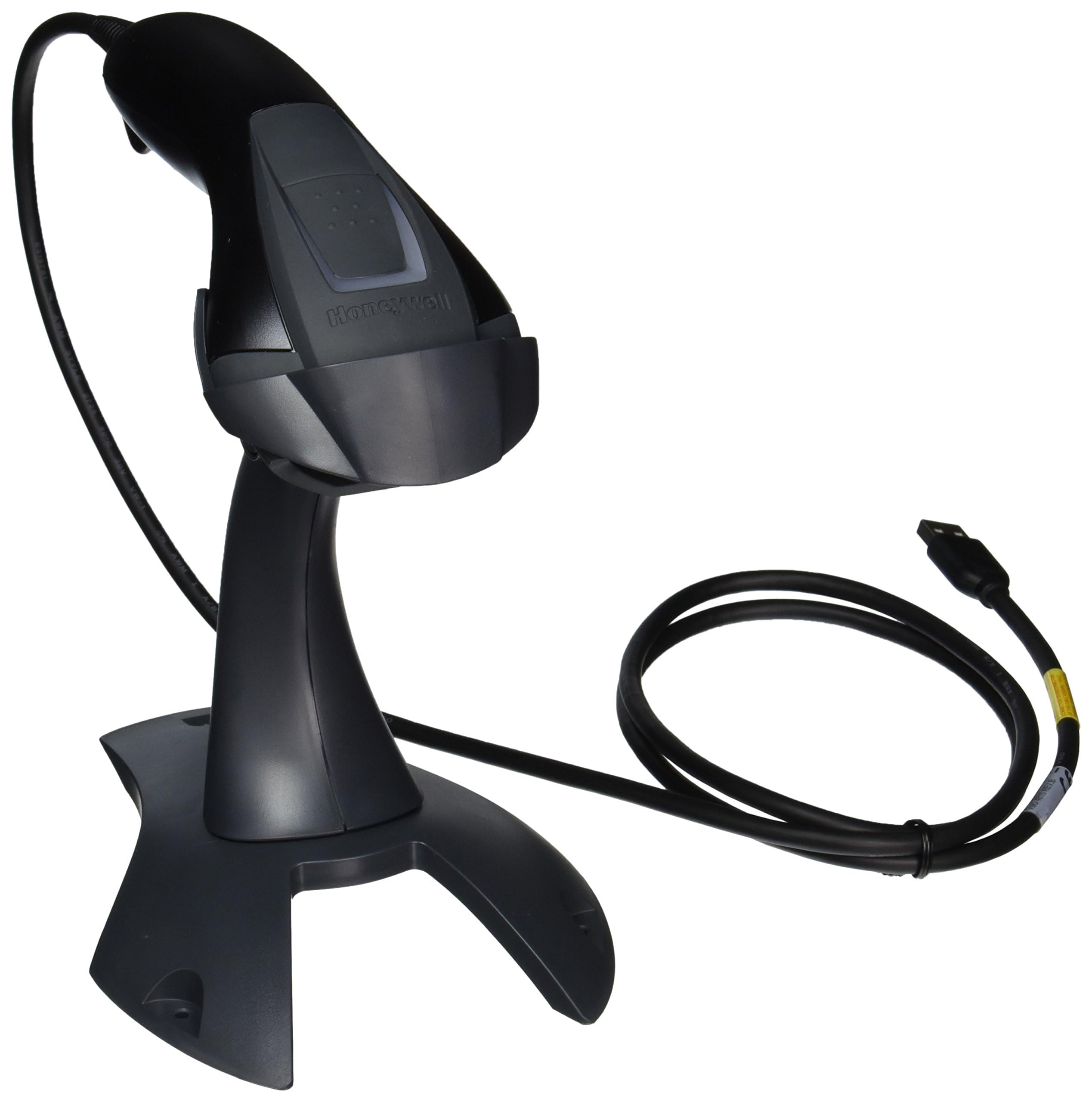 Honeywell 1400G Voyager Barcode Scanner - 1D/2D Linear & Area Imaging, USB Host Interface, 4.0-5.5VDC, 400mA, Black - Ideal for Retail, Warehouse & Inventory Management