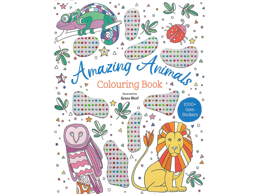Amazing Animals Coloring Book for Kids - Fun & Educational Wildlife Activity Book for Children | Perfect for Home, School & Travel