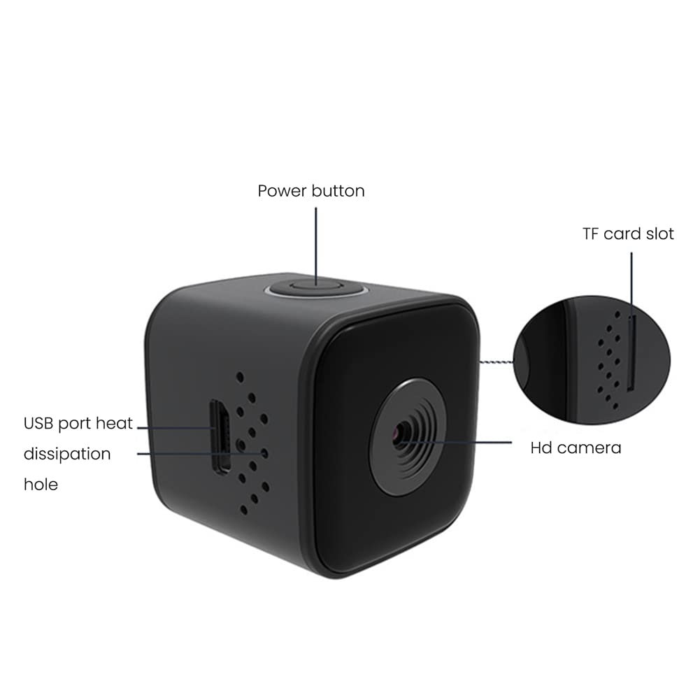Knnuey Sports Mini Action Camera - 4K HD Waterproof Diving Camera for Outdoor Adventures, Cycling, Skiing & Extreme Sports Recording