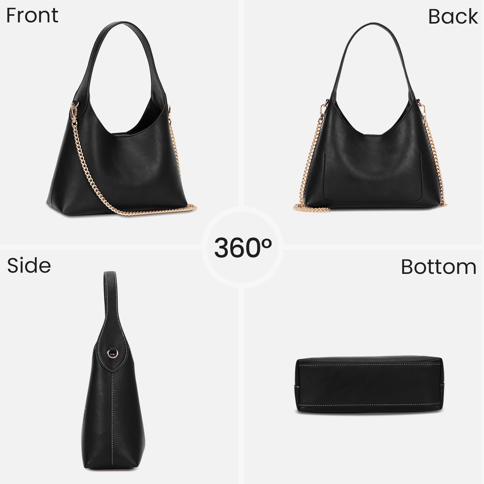 Trendy Women's Hobo Purse - Genuine Leather Shoulder Bag & Crossbody Tote - Small Cherry Retro Handbag for Fall Fashion | Perfect for Work, Travel & Everyday Use