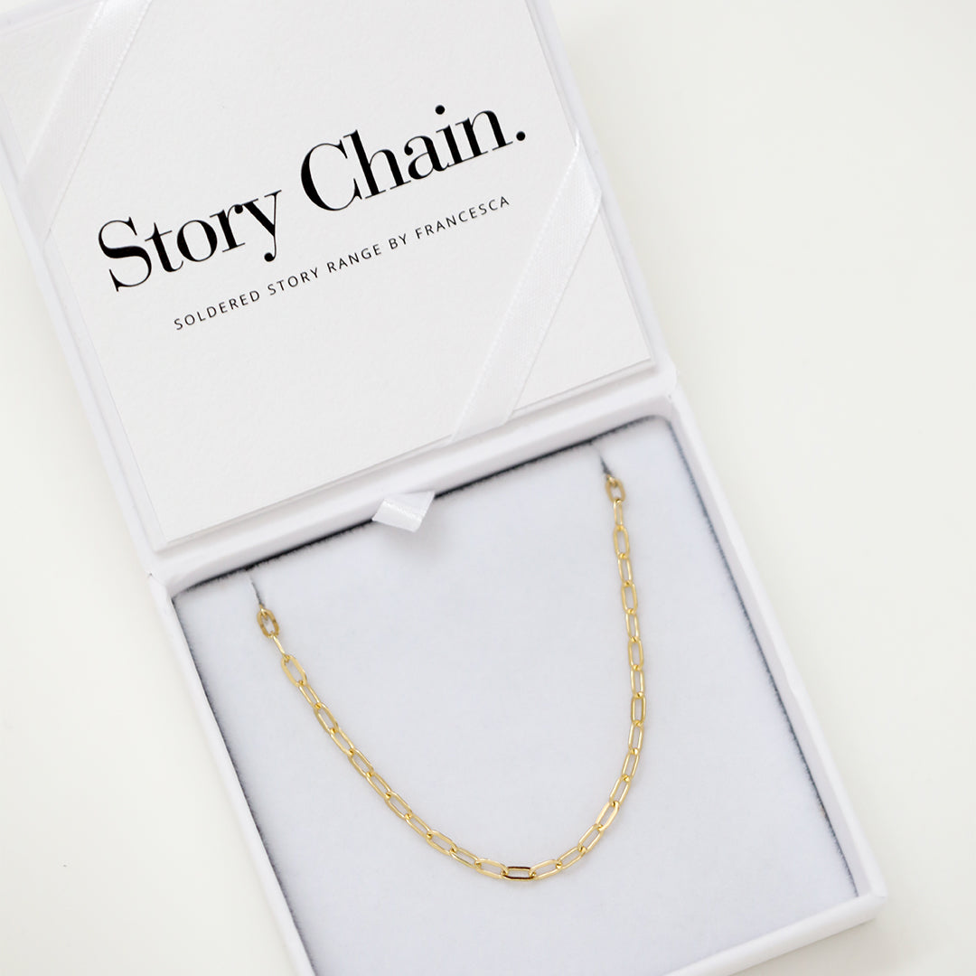 Story Paperclip Chain - Vintage Style Decorative Paper Clips for Scrapbooking, Journaling & Office Organization