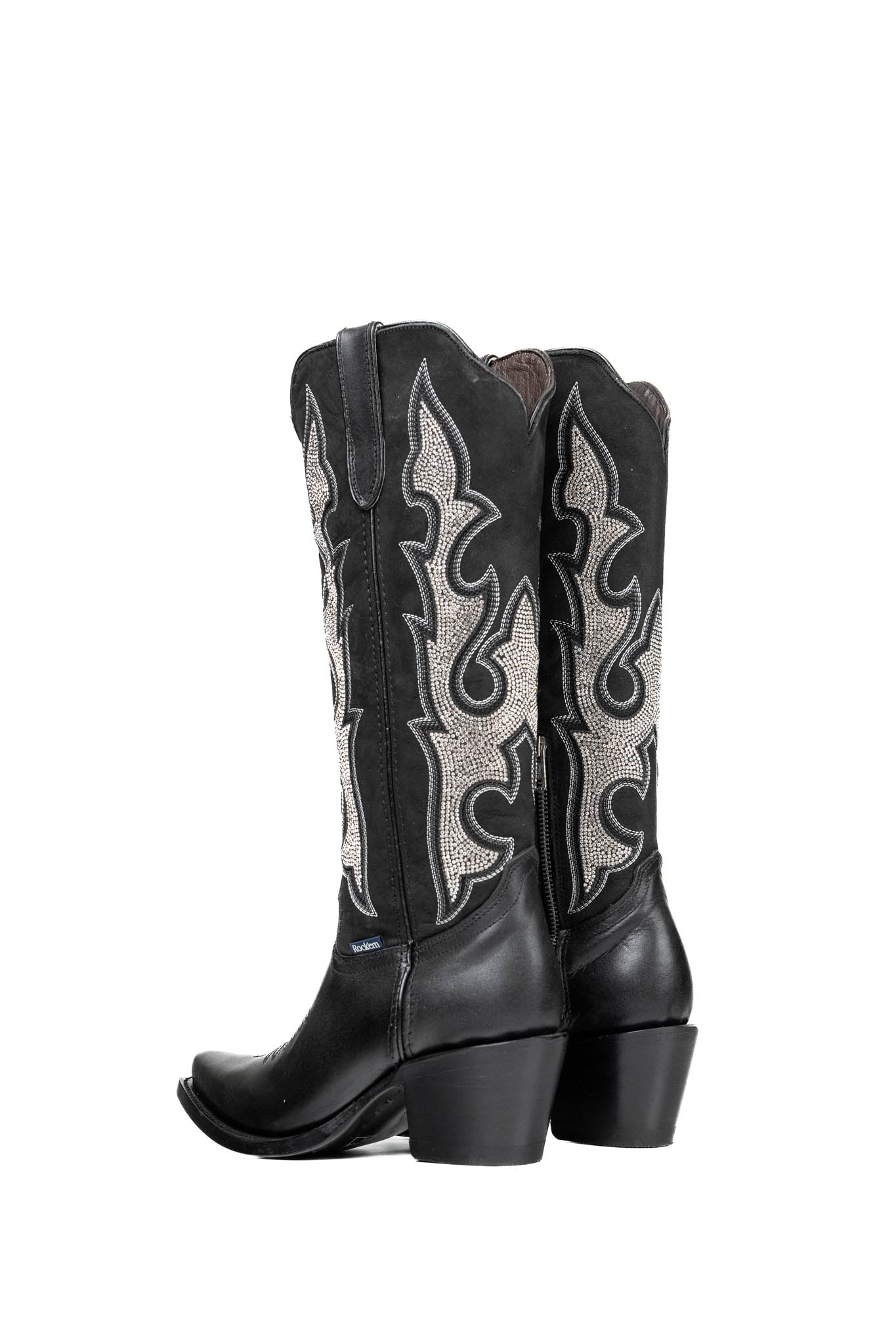 Makayla Women's Tall Snip Toe Cowgirl Boots - Western Riding Boots for Country Line Dancing & Rodeo Events
