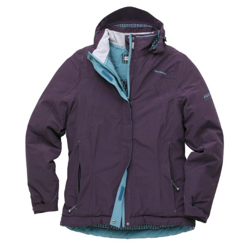 Craghoppers Women's Point Long Sleeve Winter Jacket - Waterproof Windproof Insulated Coat for Hiking, Skiing & Outdoor Adventures | Warm Fleece-Lined Cold Weather Jacket for Women