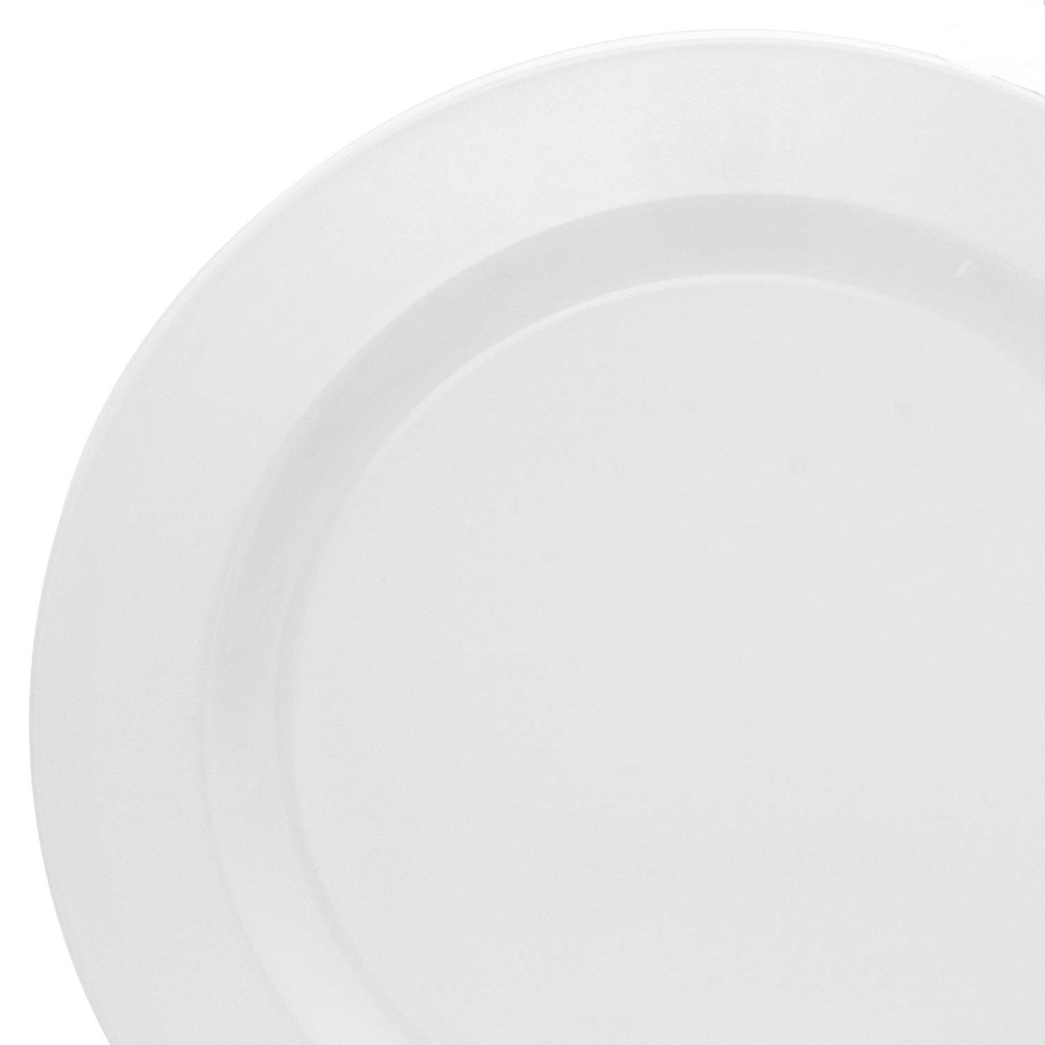 720-Piece Wedding Disposable Plastic Plate & Silverware Set (120 Guest) - 10.5