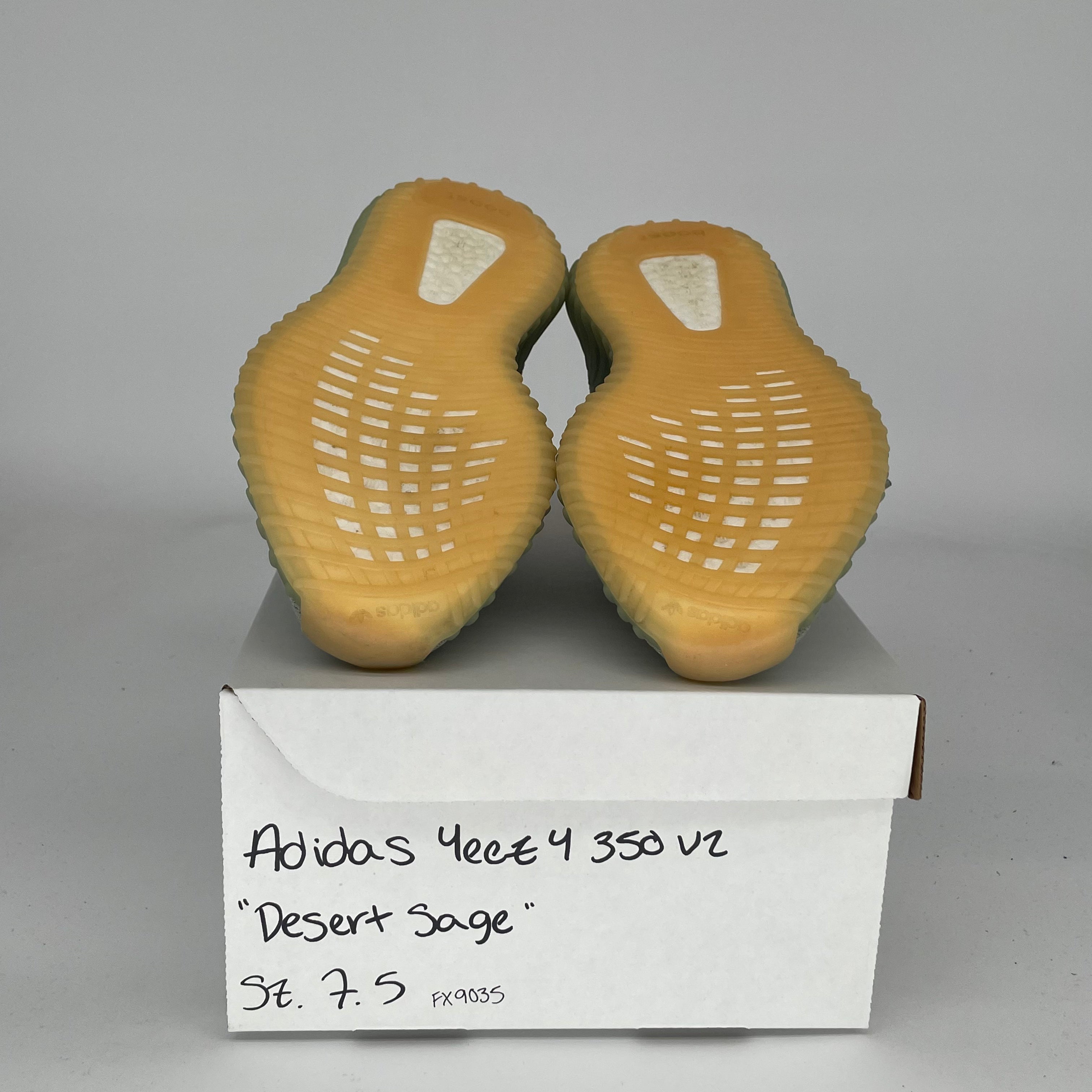 Adidas Yeezy Boost 350 V2 Desert Sage - Men's Running Shoes Size 7.5 (FX9035) | Comfortable Sneakers for Gym, Jogging & Casual Wear