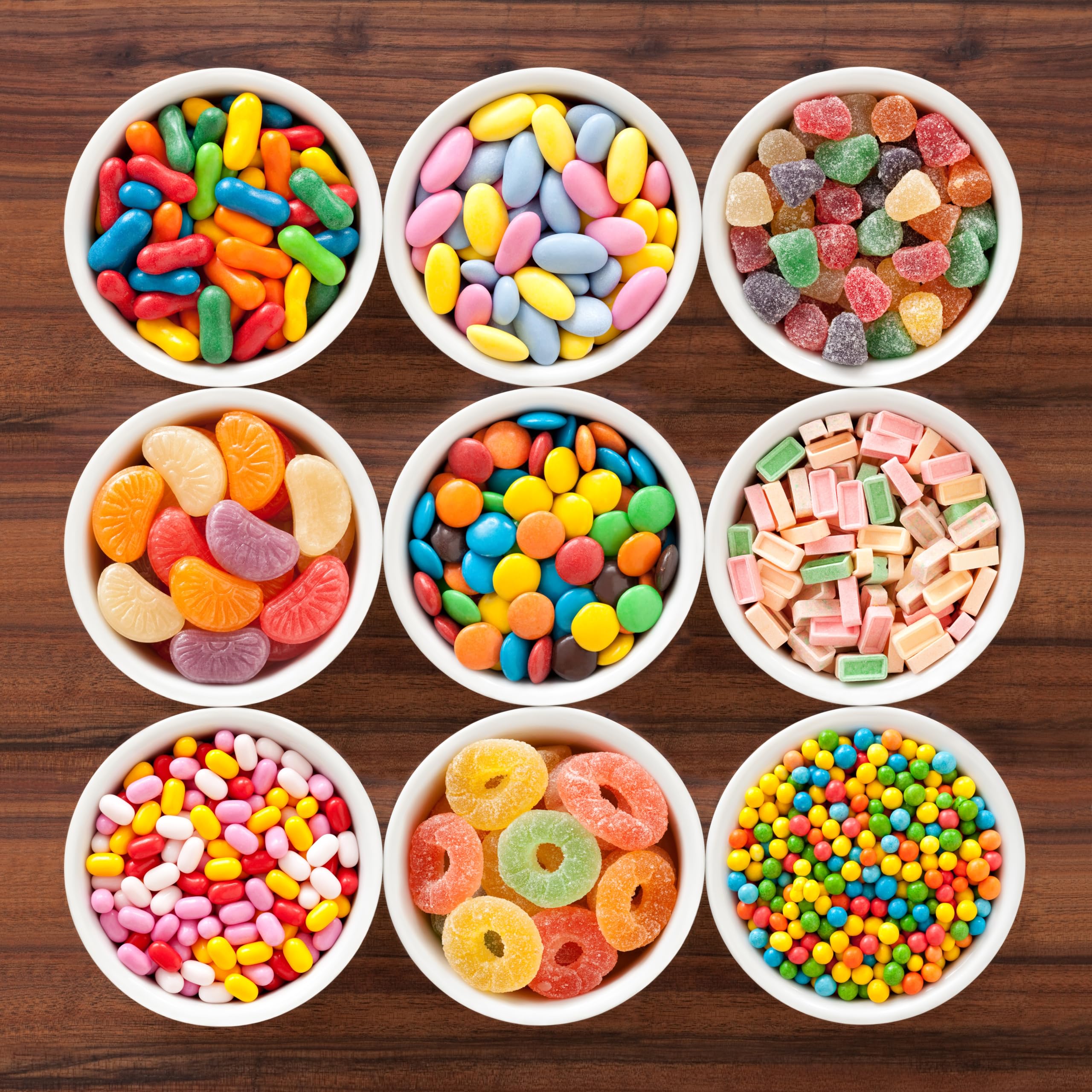 By The Cup Assorted Fruit Sours Chewy Candy - 1 lb Bulk Bag of Tangy & Sweet Candy for Parties, Movie Nights & Office Snacks