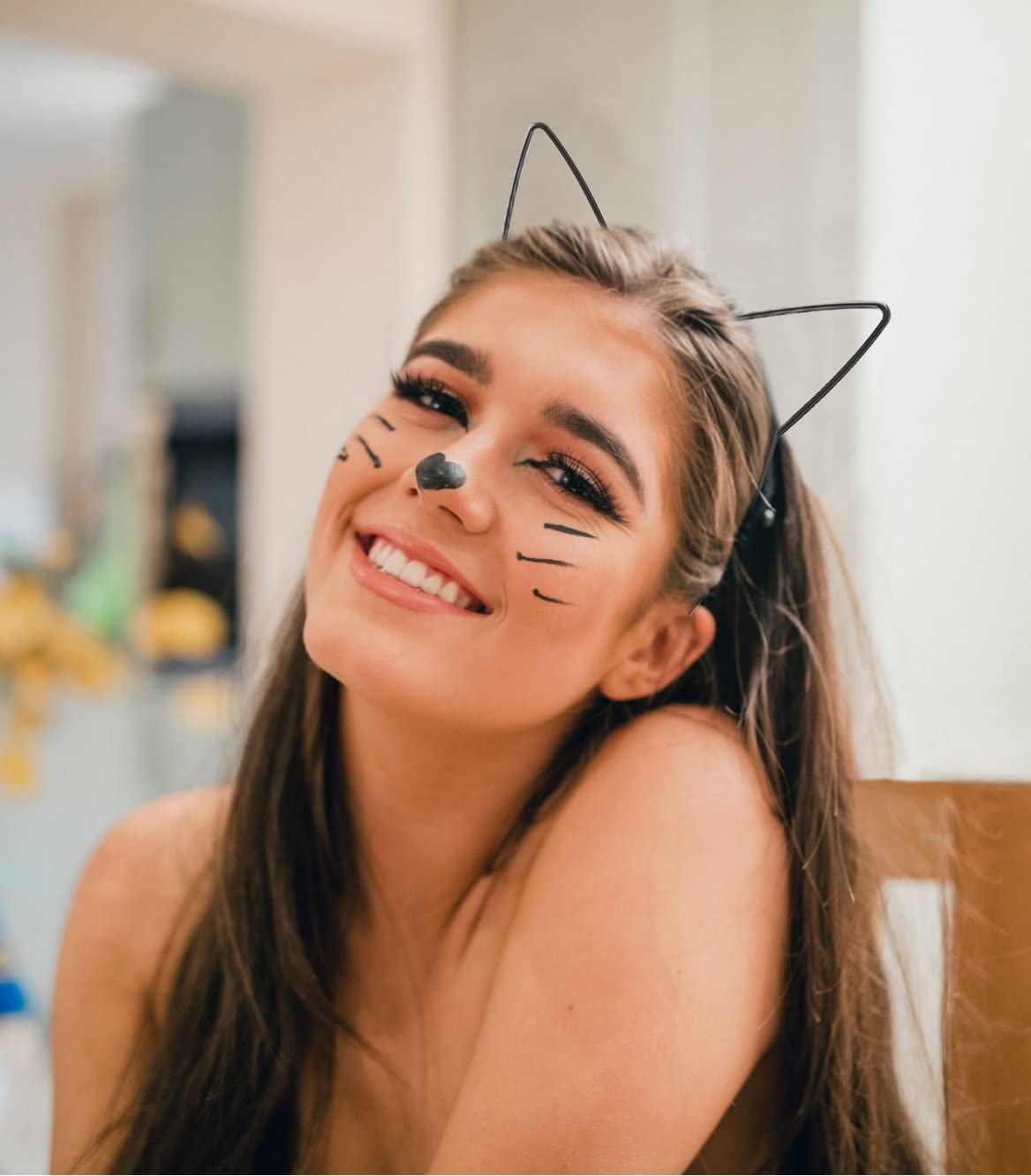 Cute Cat Ear Headbands for Women & Girls - Halloween Party Favors, Cosplay Hair Accessories - Perfect for Costume Parties, Anime Conventions & Themed Events