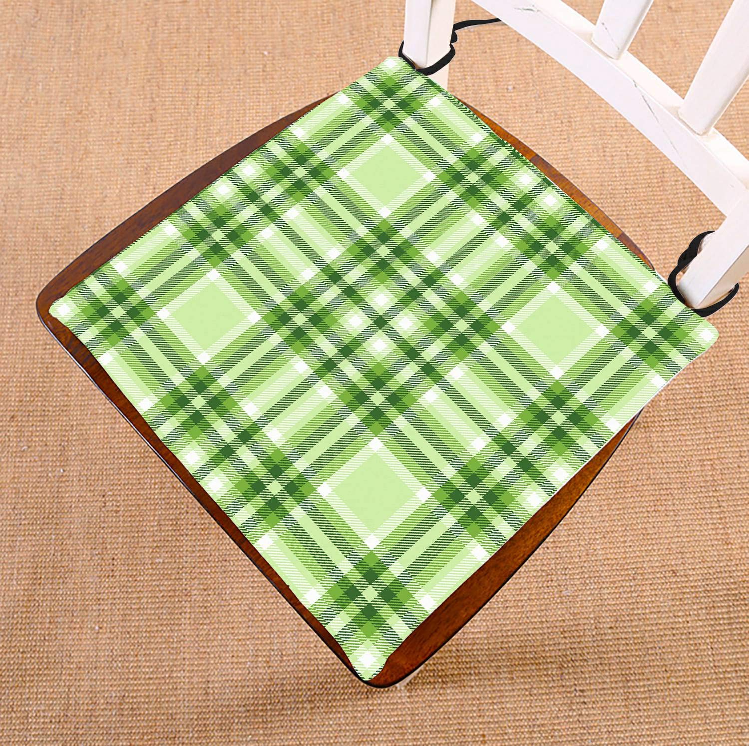ECZJNT Tartan Plaid Pattern Bed Runner - 20x95 Inch Decorative Bed Scarf for Queen/King Size Beds - Perfect for Bedroom Decor, Wedding Decorations & Holiday Home Styling