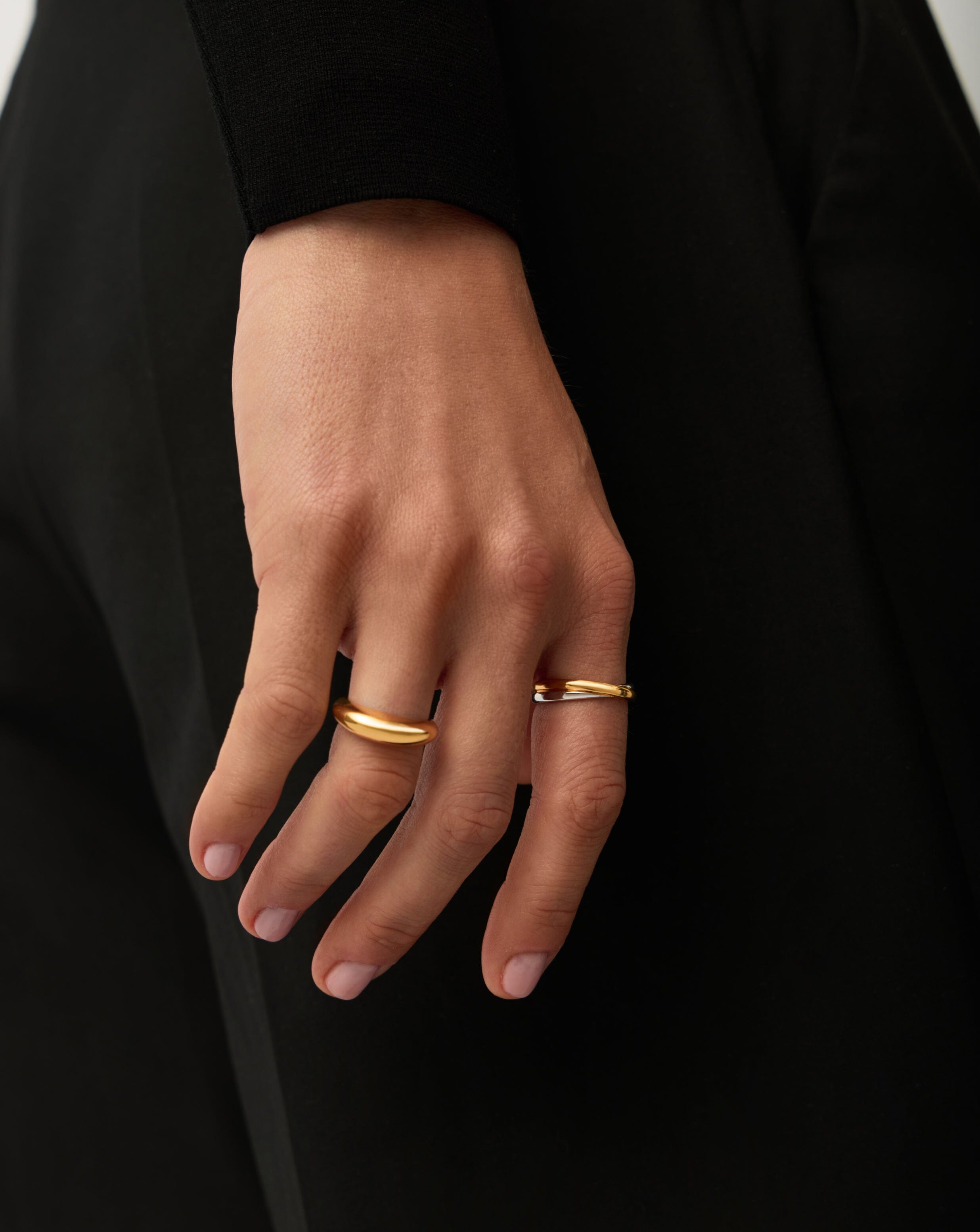 Lucy Williams Entwine Ring - Elegant Mixed Metal Jewelry for Women | Perfect for Weddings, Anniversaries & Special Occasions