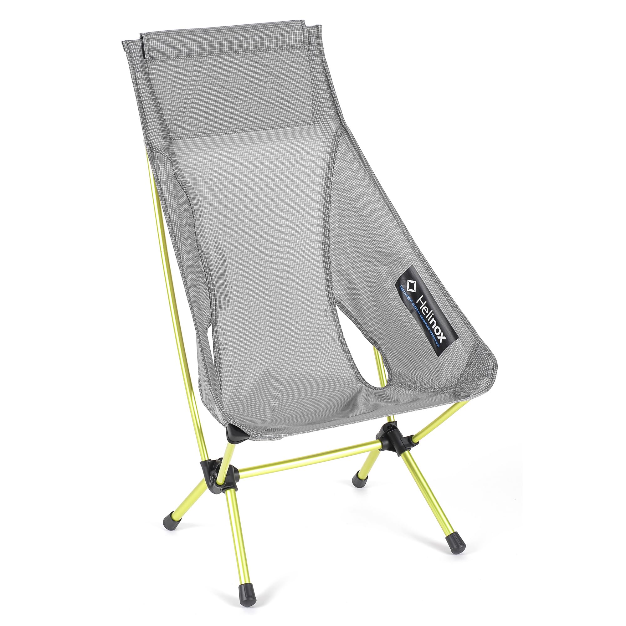 Helinox Chair Zero Ultralight Highback Backpacking Chair - Lightweight Compact Camping Chair for Hiking, Travel & Outdoor Adventures (Grey)