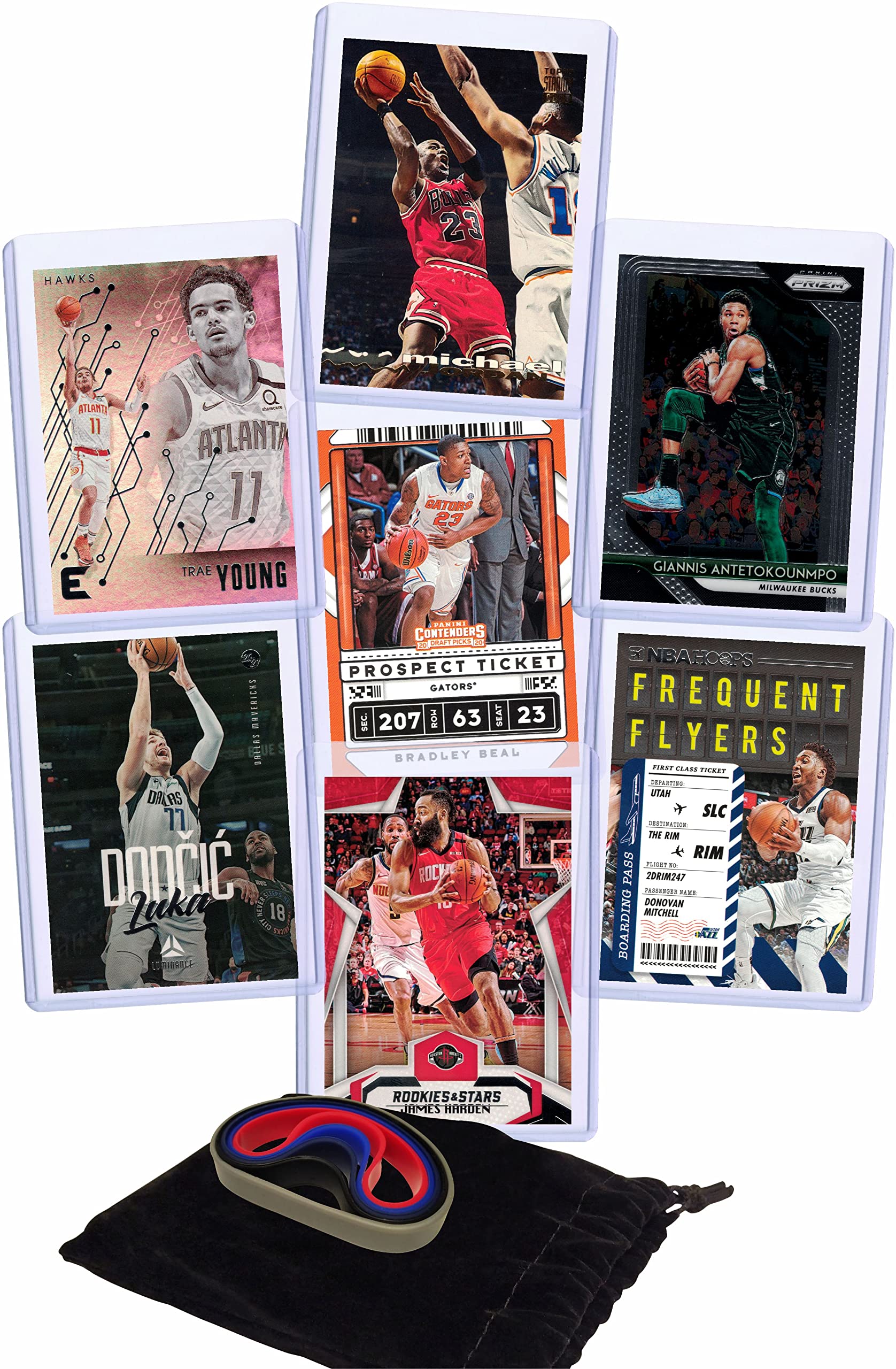 Premium NBA Basketball Trading Cards Collection - Giannis Antetokounmpo, Luka Doncic, James Harden, Michael Jordan & More | Perfect for Collectors, Gifts & Fantasy Sports Fans