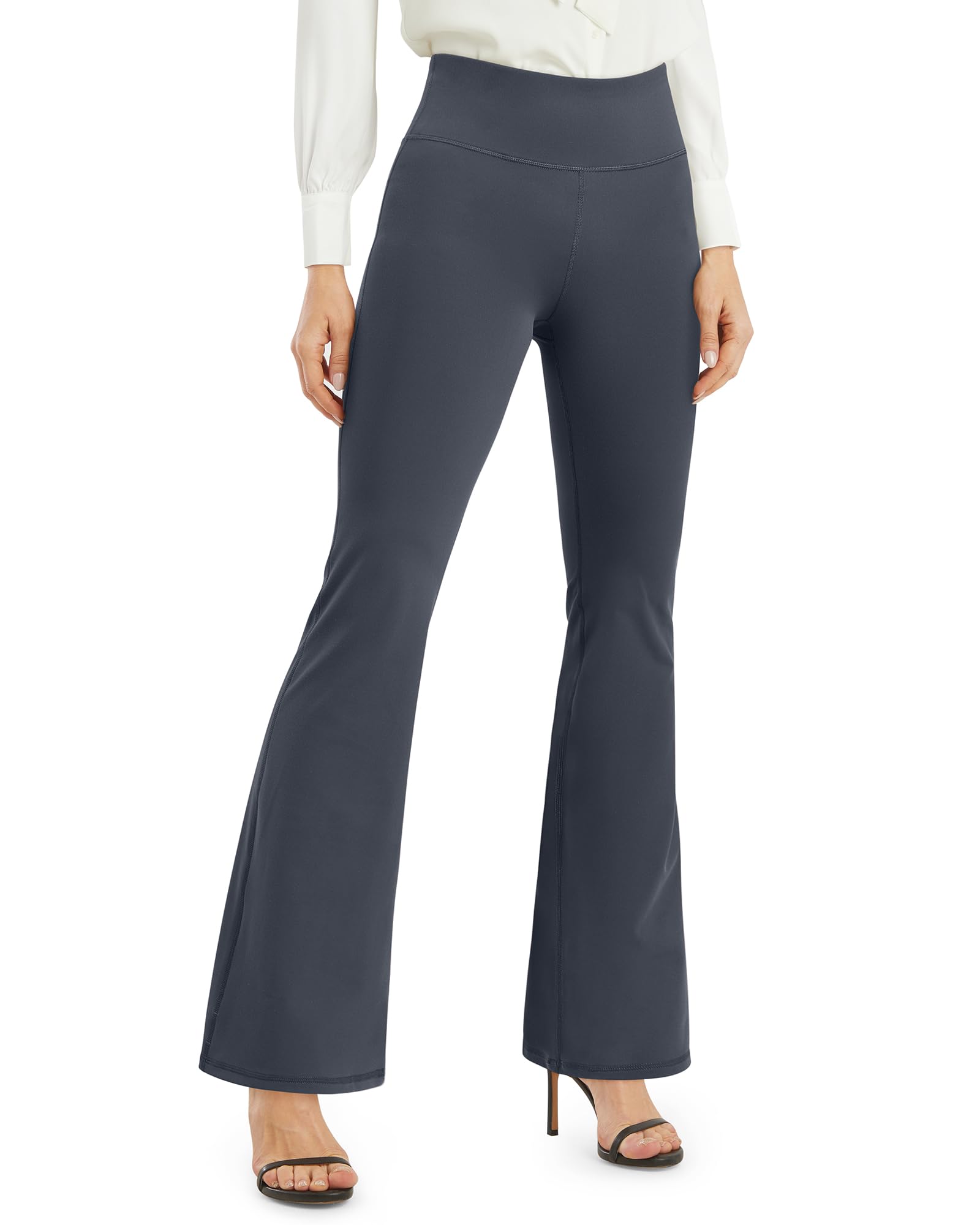 **Promover Women's High Waist Bootcut Yoga Pants - Flare Leggings for Workout & Casual Wear (29