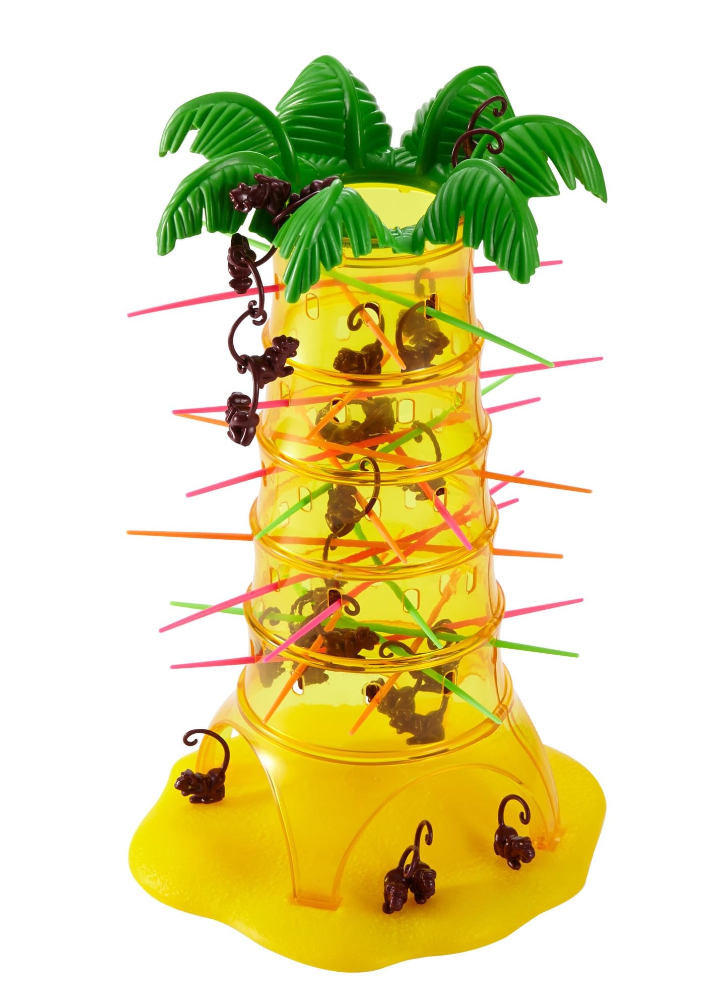 Mattel Games Tumblin’ Monkeys - Fun Family Board Game for Kids Ages 5+ with Monkey Pieces, Sticks & Game Unit - Easy to Learn Educational Toy - Perfect Birthday Gift for Boys & Girls - Great for Parties, Family Game Nights & Indoor Playtime