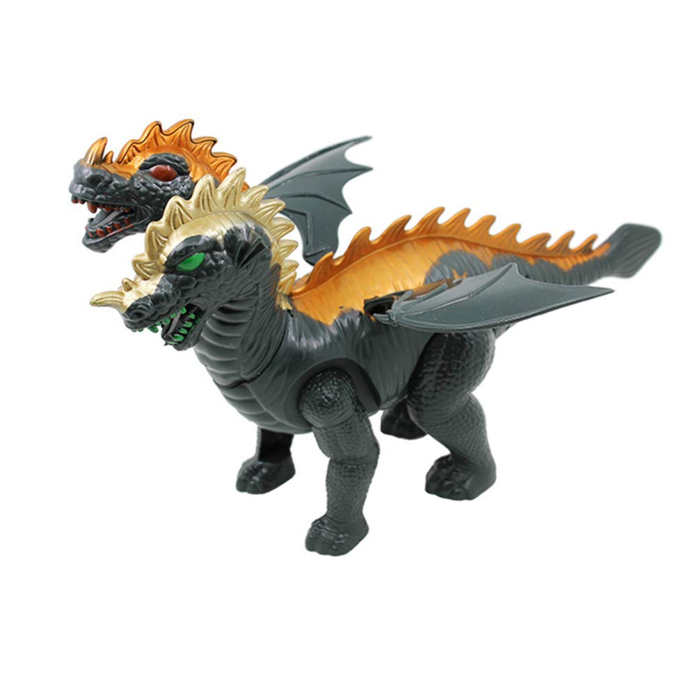 Balacoo Double Head Dinosaur Electric Toy - Realistic Roaring Dinosaur Model for Kids, Educational STEM Toy for Boys & Girls | Perfect for Birthday Gifts, Classroom Learning & Pretend Play