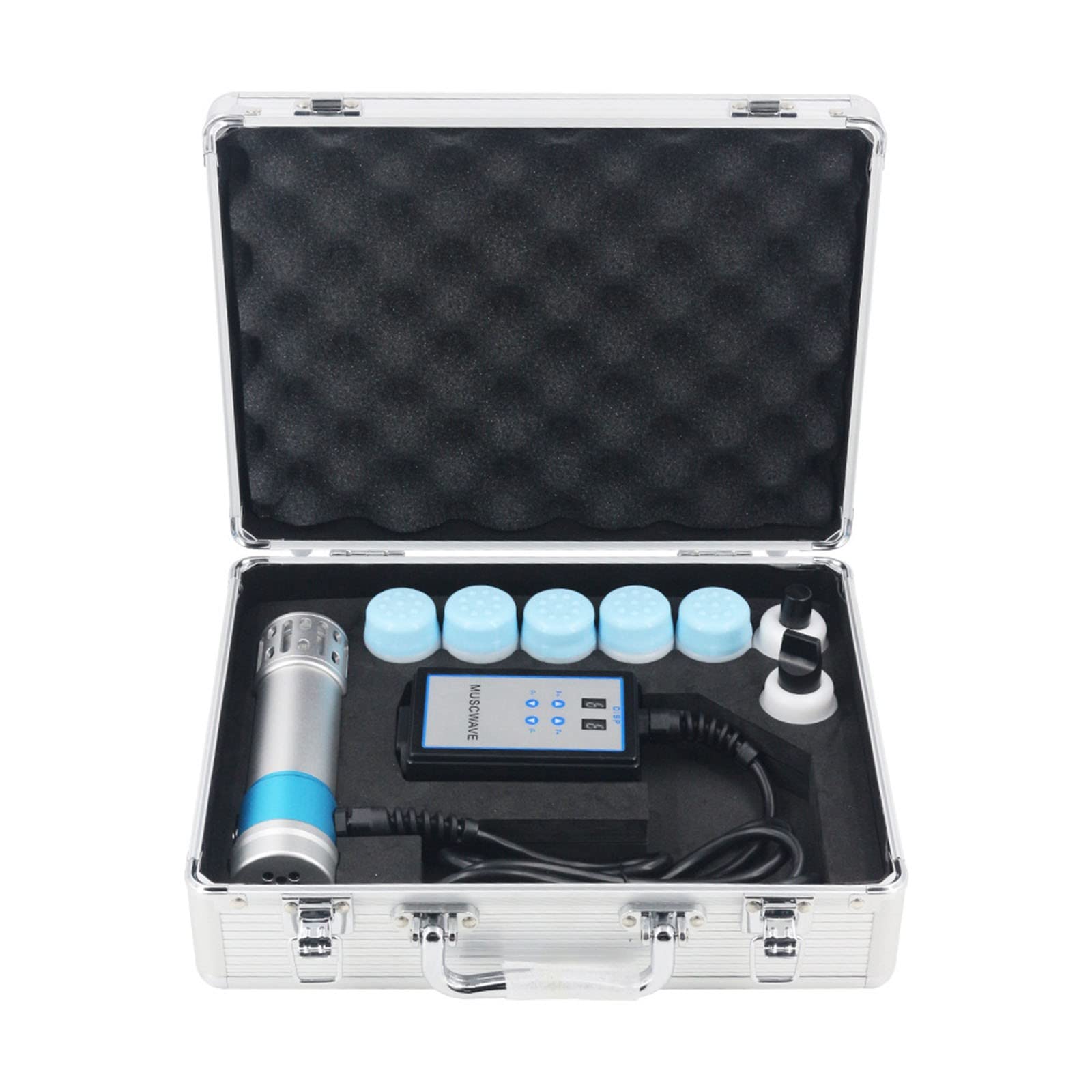 Electromagnetic Shock Wave Therapy Machine for Pain Relief - Portable Muscle Massager for Back, Neck, Shoulder & Joint Pain - Anti-Cellulite Treatment Device for Home & Professional Use - Ideal for Athletes, Physical Therapy & Chronic Pain Management