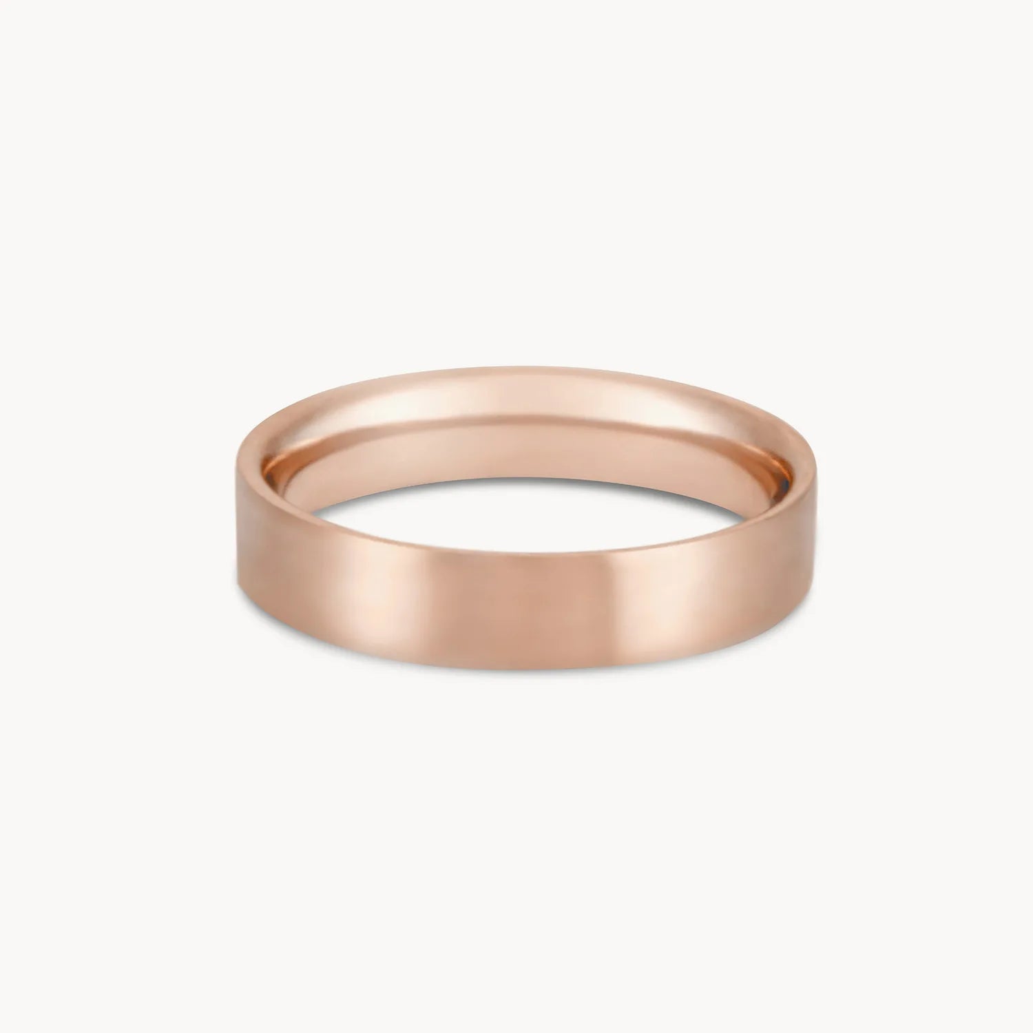 14K Rose Gold Everlast Band Ring - Polished Finish for Men & Women | Perfect for Weddings, Anniversaries & Everyday Wear