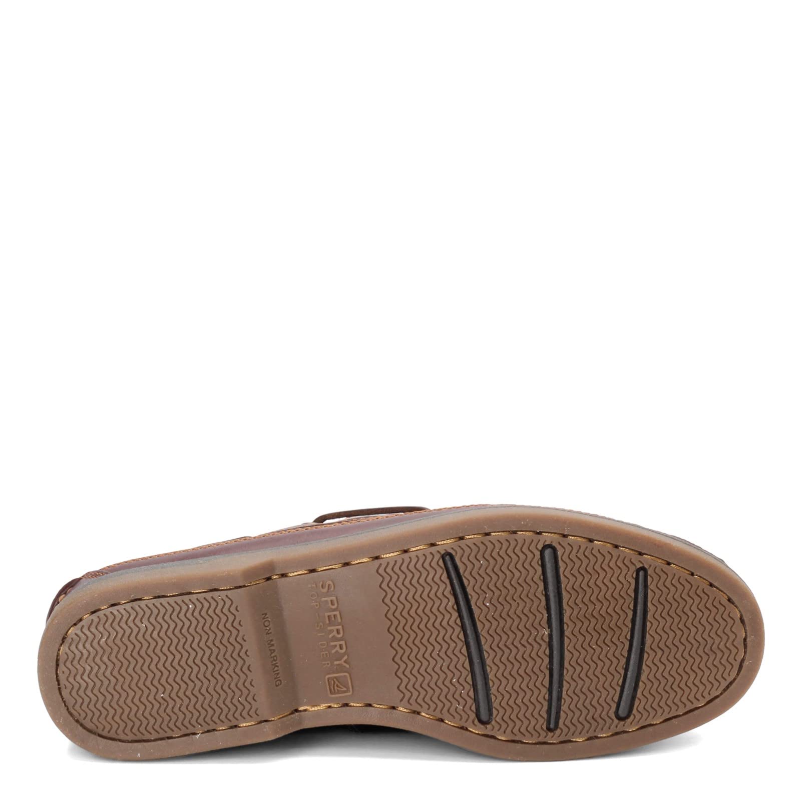 Mako 2-Eye Boat Shoe for Men - Classic Leather Deck Shoes for Sailing, Boating & Casual Wear - Non-Slip Boat Shoes for Comfort & Style