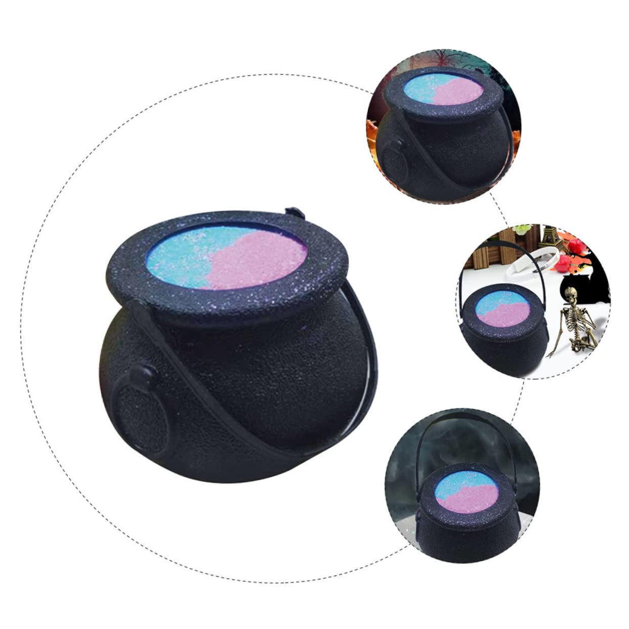 1pc Halloween Witch Salt Bubble Bath Bomb for Relaxing & Stress Relief - Safe, Skin-Friendly Bath Supplies for Spa, Self-Care & Gift Giving