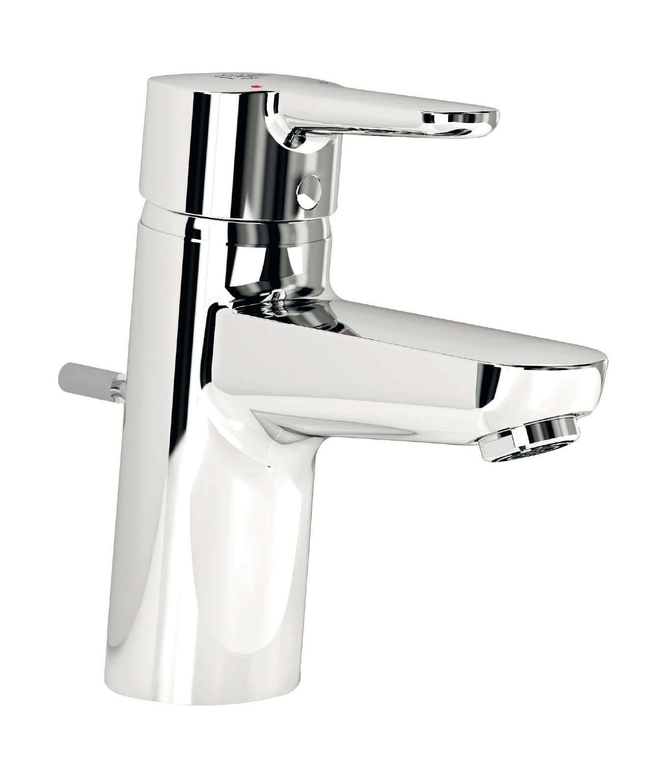Ideal Standard Connect Blue B9936AA Basin Faucet with Flow Regulator - Chrome Finish for Bathroom Sink, Modern Water-Saving Design for Home & Commercial Use