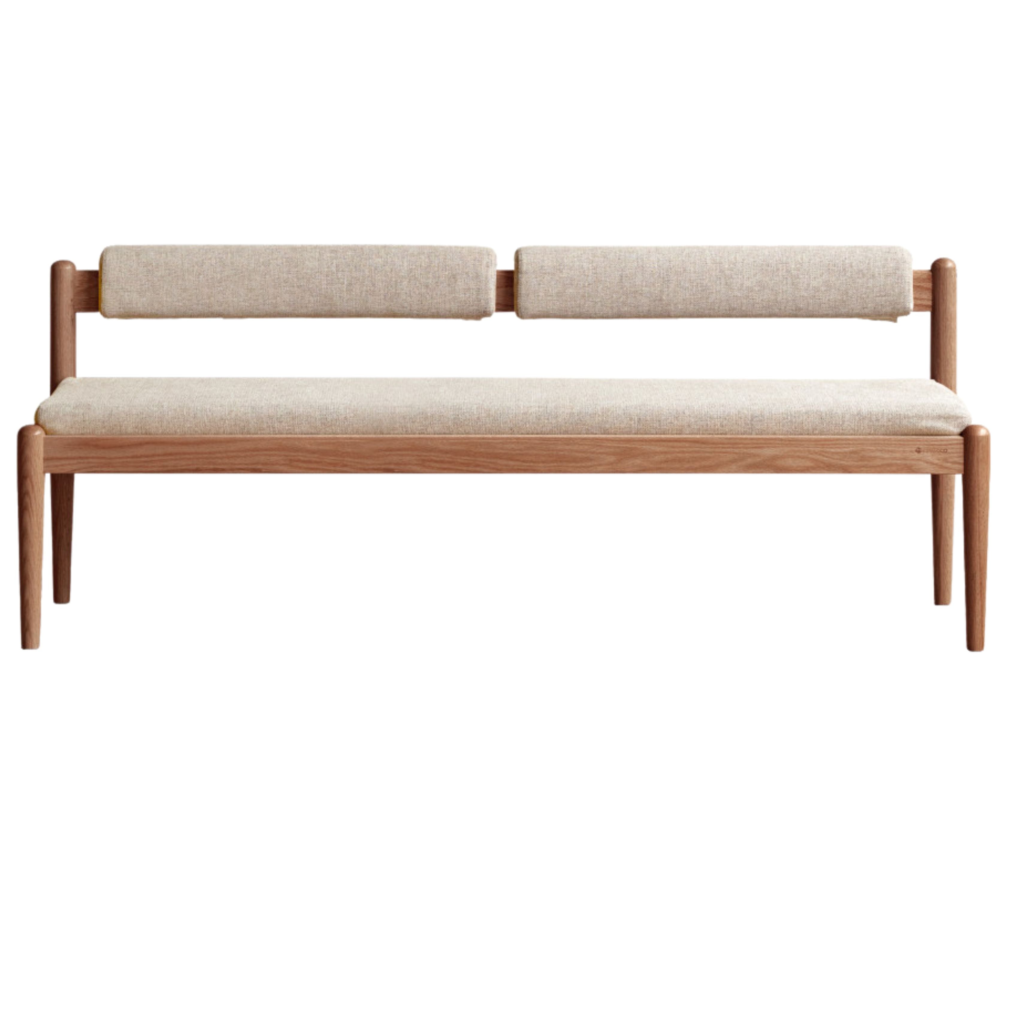 Premium Black Walnut & Oak Solid Wood Long Bench - Rustic Entryway, Dining Room, or Garden Seating - Handcrafted Hardwood Bench for Home & Outdoor Decor