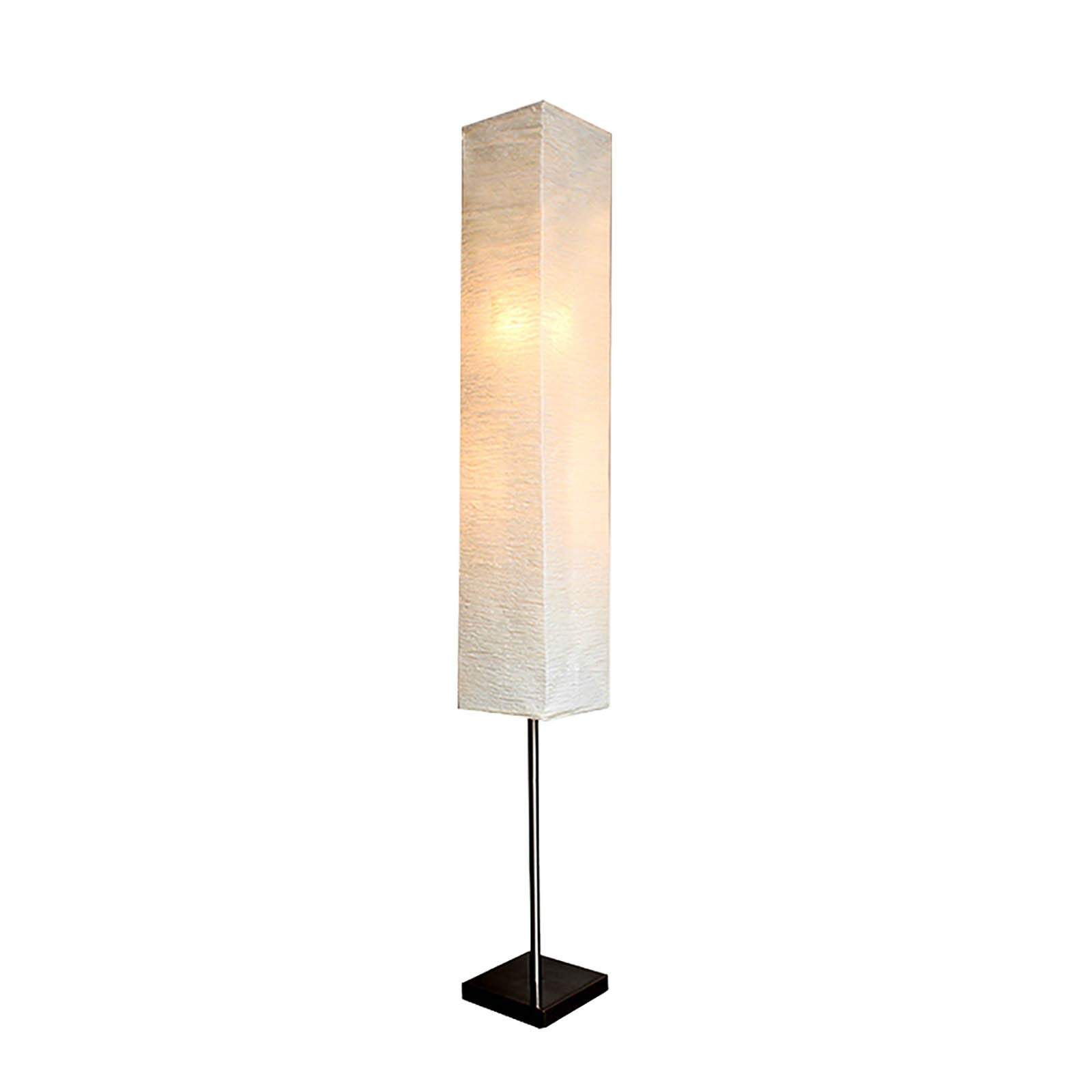 Modern Floor Lamp with White Shade - Mid Century Vintage Style Standing Light for Bedroom, Living Room & Office | Perfect for Reading, Relaxing & Home Decor