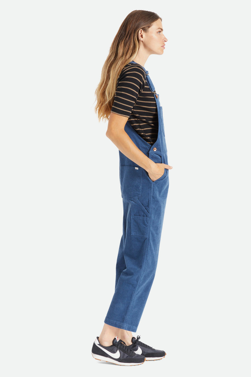 Christina Crop Overall Joe Blue - Stylish Denim Overalls for Women | Perfect for Casual Outings, Music Festivals & Streetwear Fashion