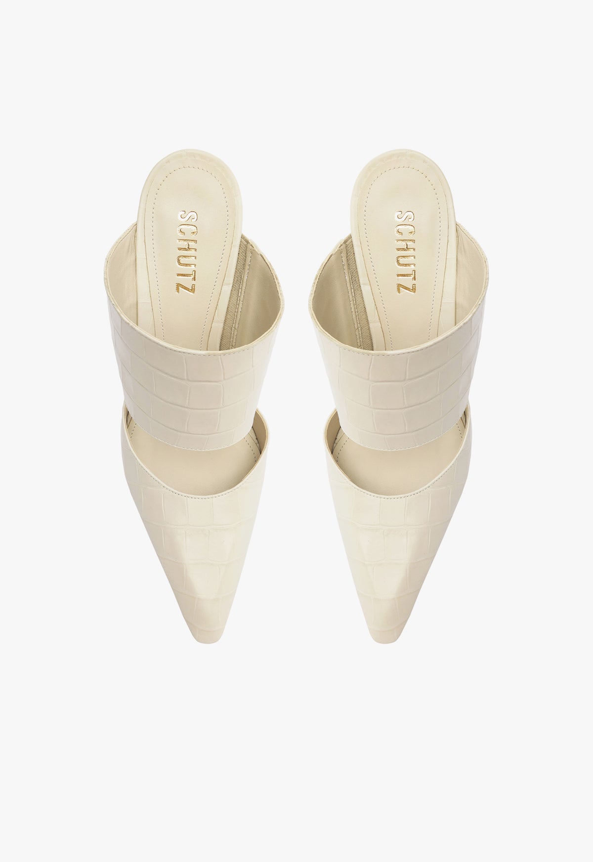 Ciara Crocodile Embossed Leather Pump Women's High Heel Shoes - 3.5 Inch Heel Height (Style F24) - Perfect for Office, Parties & Special Occasions