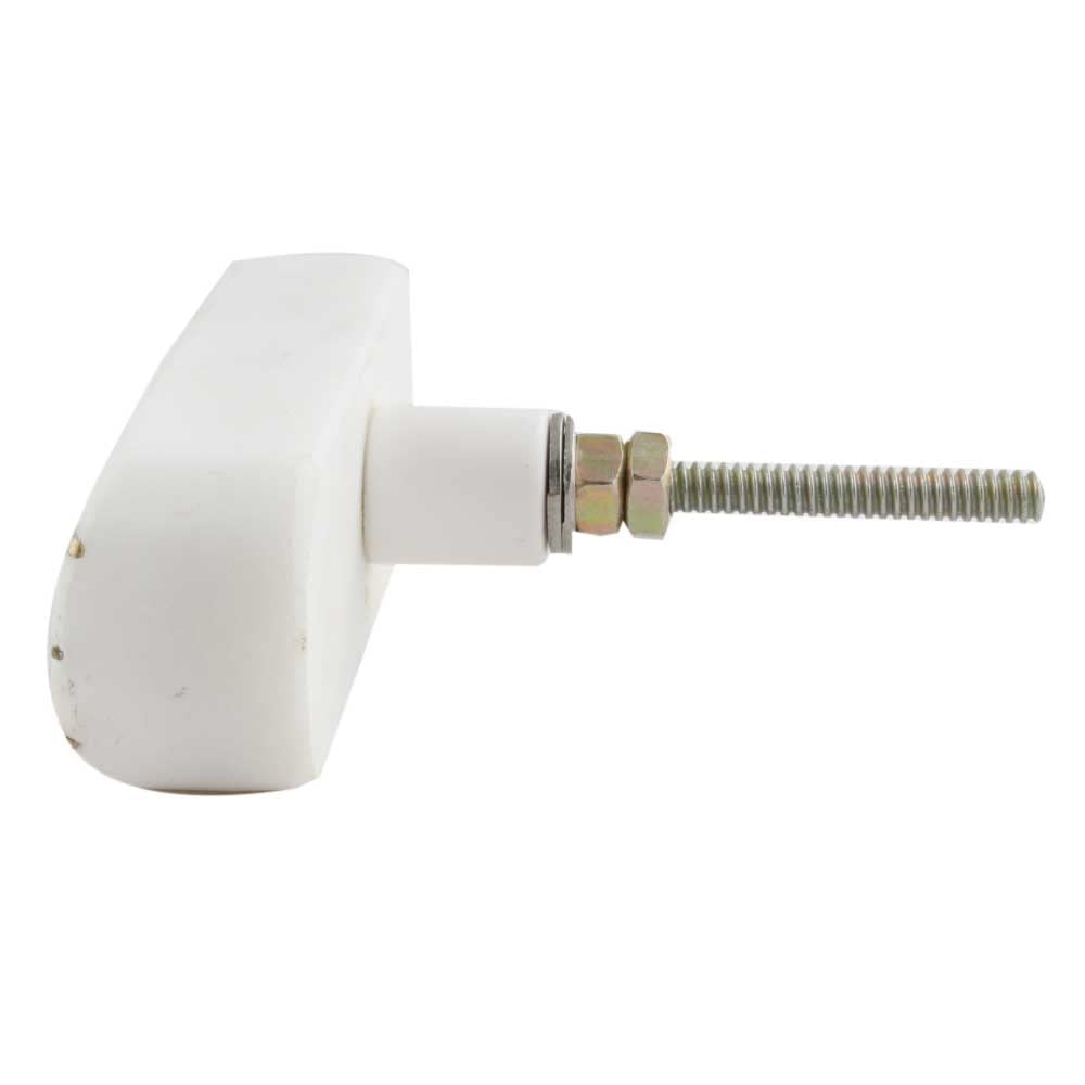 Luxury Marble Drawer Knobs - 2-Piece White Square for Kitchen Cabinets & Dressers