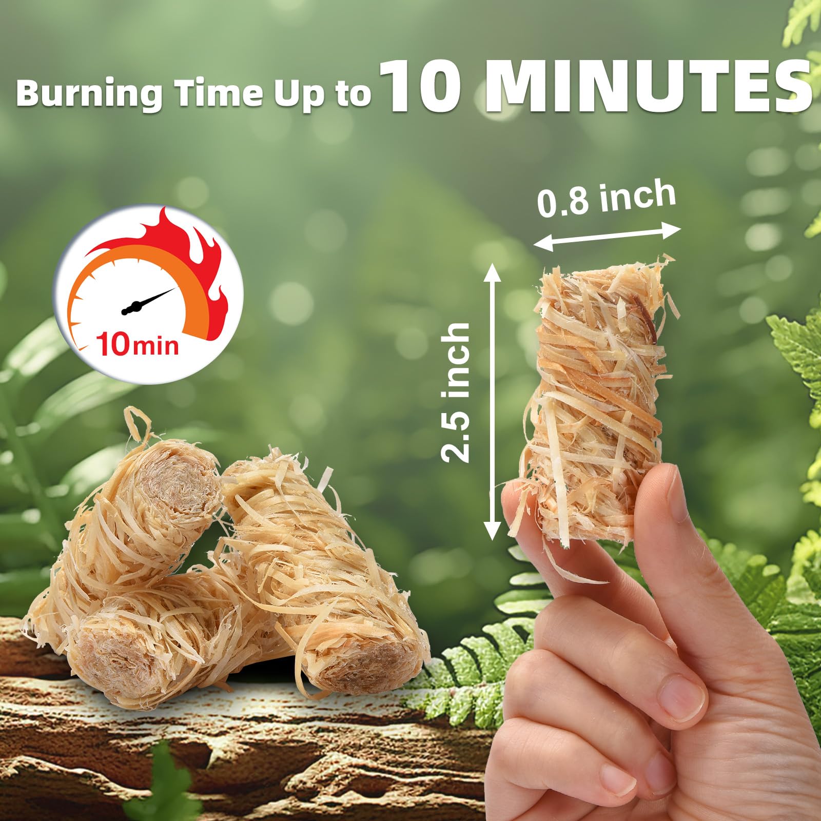 **70PCS Natural Wood Fire Starters for Camping, BBQ, Fireplace, Grill & Wood Stove - Quick & Easy Charcoal Starter for Outdoor Cooking, Bonfires & Pizza Oven**    *(Perfect for Camping Trips, Backyard BBQs, Fireplace Nights & Outdoor Adventures)*