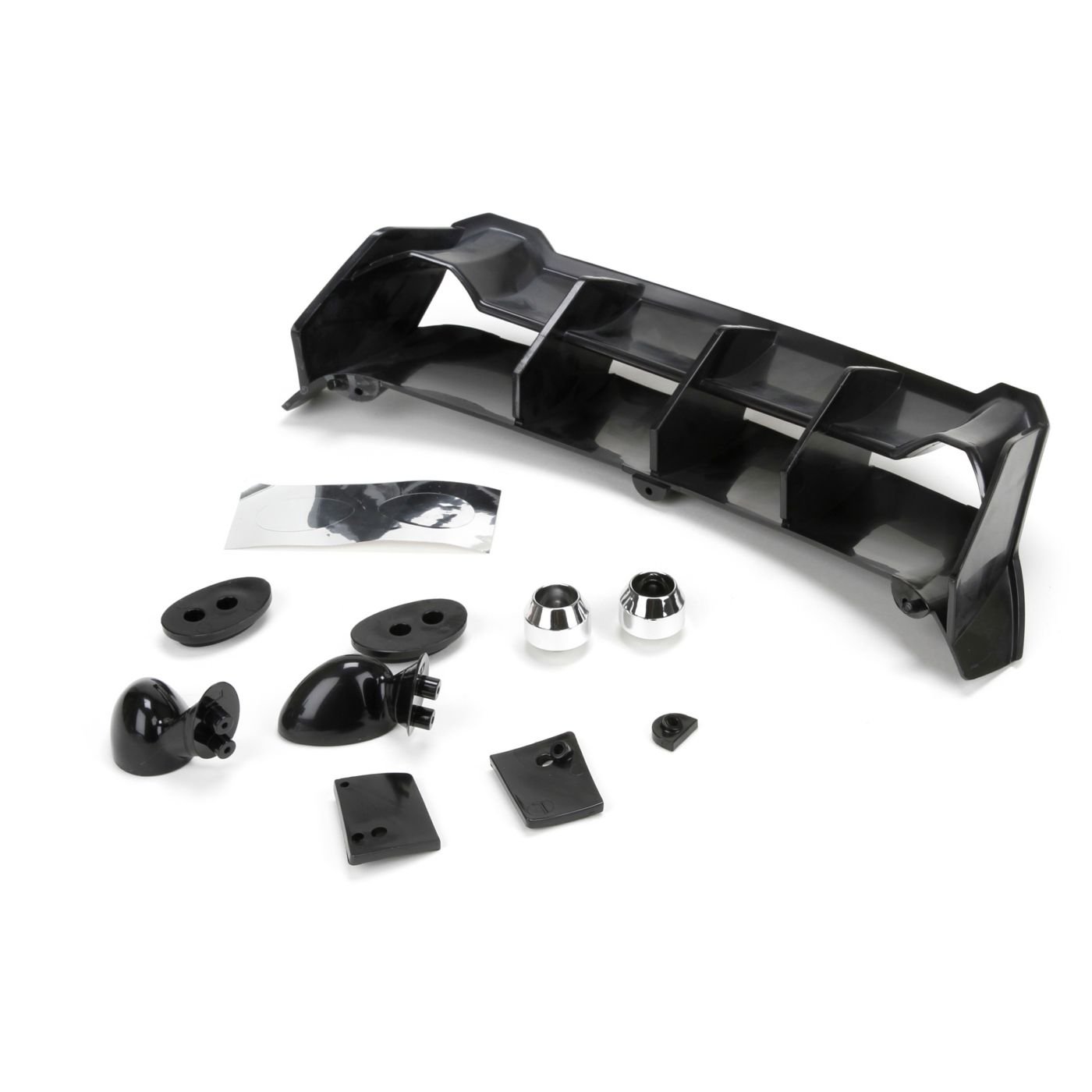 Losi LOS250004 1/5 Scale Mini WRC Wing & Side Mirrors Set - Compatible with RC Rally Cars - Perfect for Racing, Drifting & Off-Road RC Car Enthusiasts