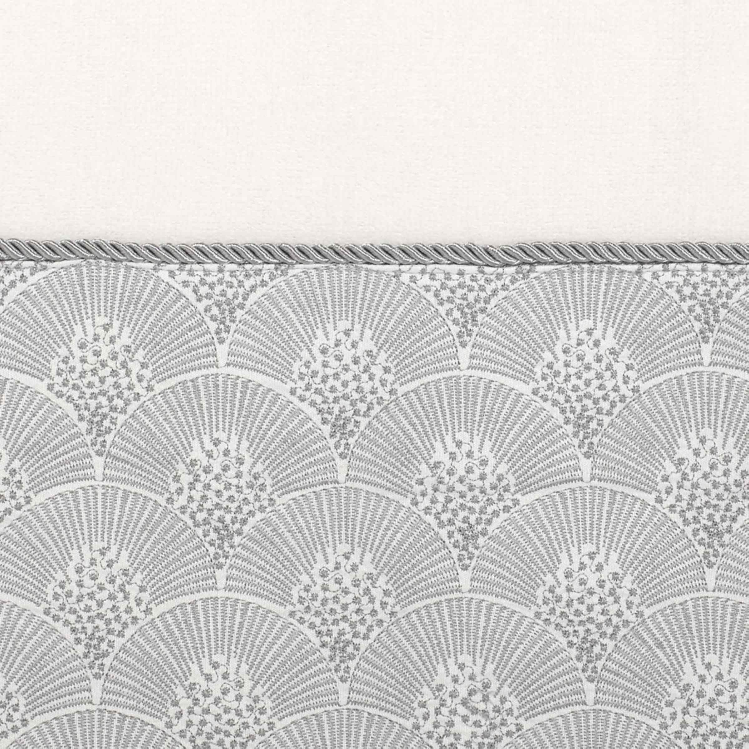Avanti Linens - Premium Soft & Absorbent Cotton Bath Towel Set (Deco Shell Collection, White) - Luxury Spa, Hotel & Home Bath Essentials