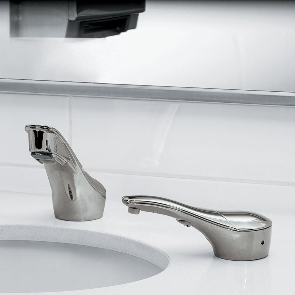 Bobrick B85 DesignerSeries Automatic Soap Dispenser - 34 oz. Liquid Soap Dispenser for Counter Mount - Hands-Free Touchless Soap Dispenser for Restrooms, Kitchens, and Public Spaces