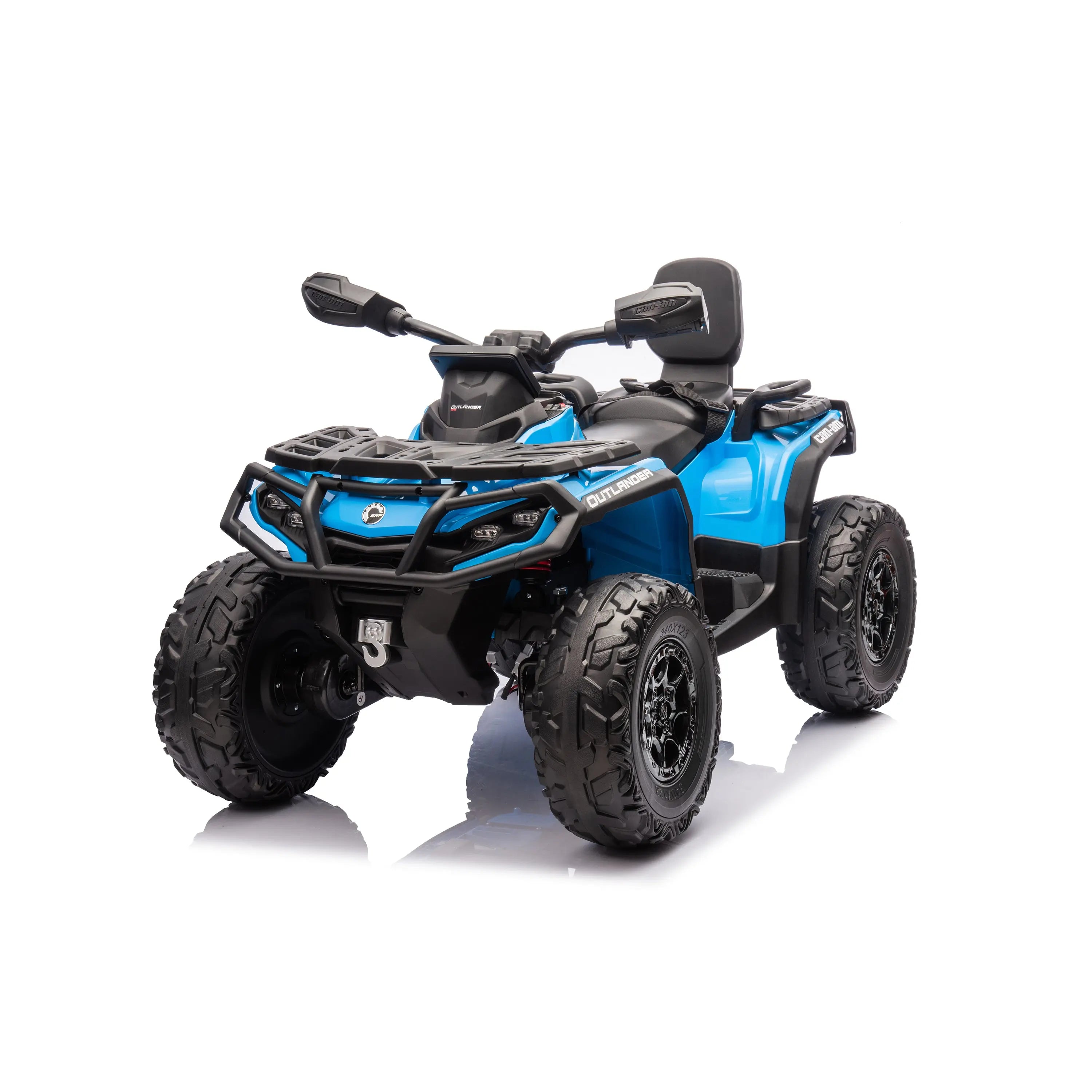 Can Am Outlander 24V Kids Ride On ATV - 2 Seater Electric Off-Road Vehicle for Boys & Girls | Outdoor Adventure, Backyard Play & Trail Riding Toy