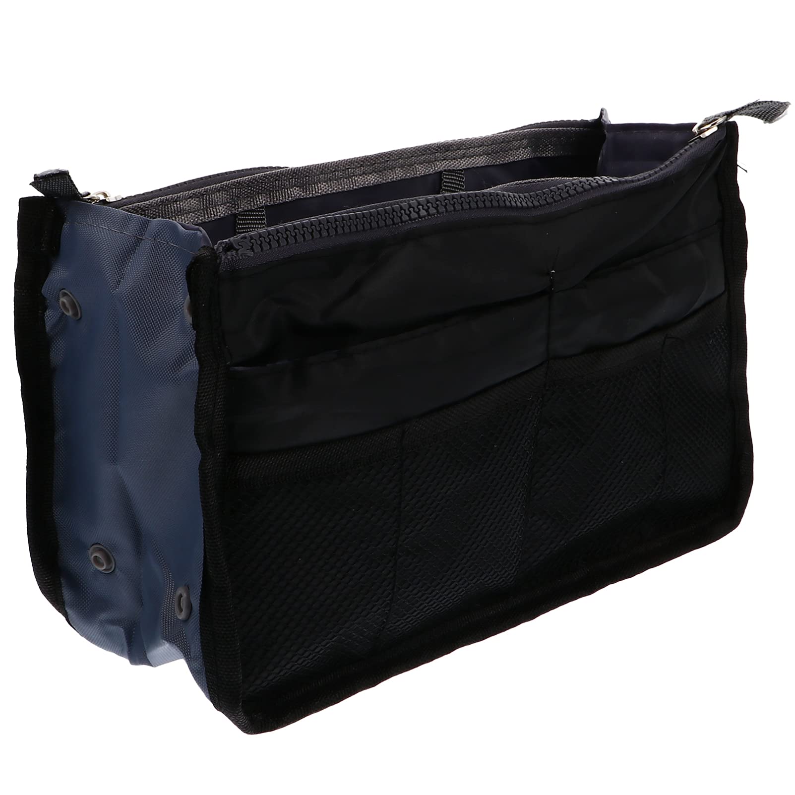 Cabilock 1-Piece Nylon Handbag Organizer - Multi-Layer Travel Storage Bag for Makeup & Cosmetics | Stylish Portable Clutch Liner for Purse Organization, Perfect for Travel, Work & Daily Use