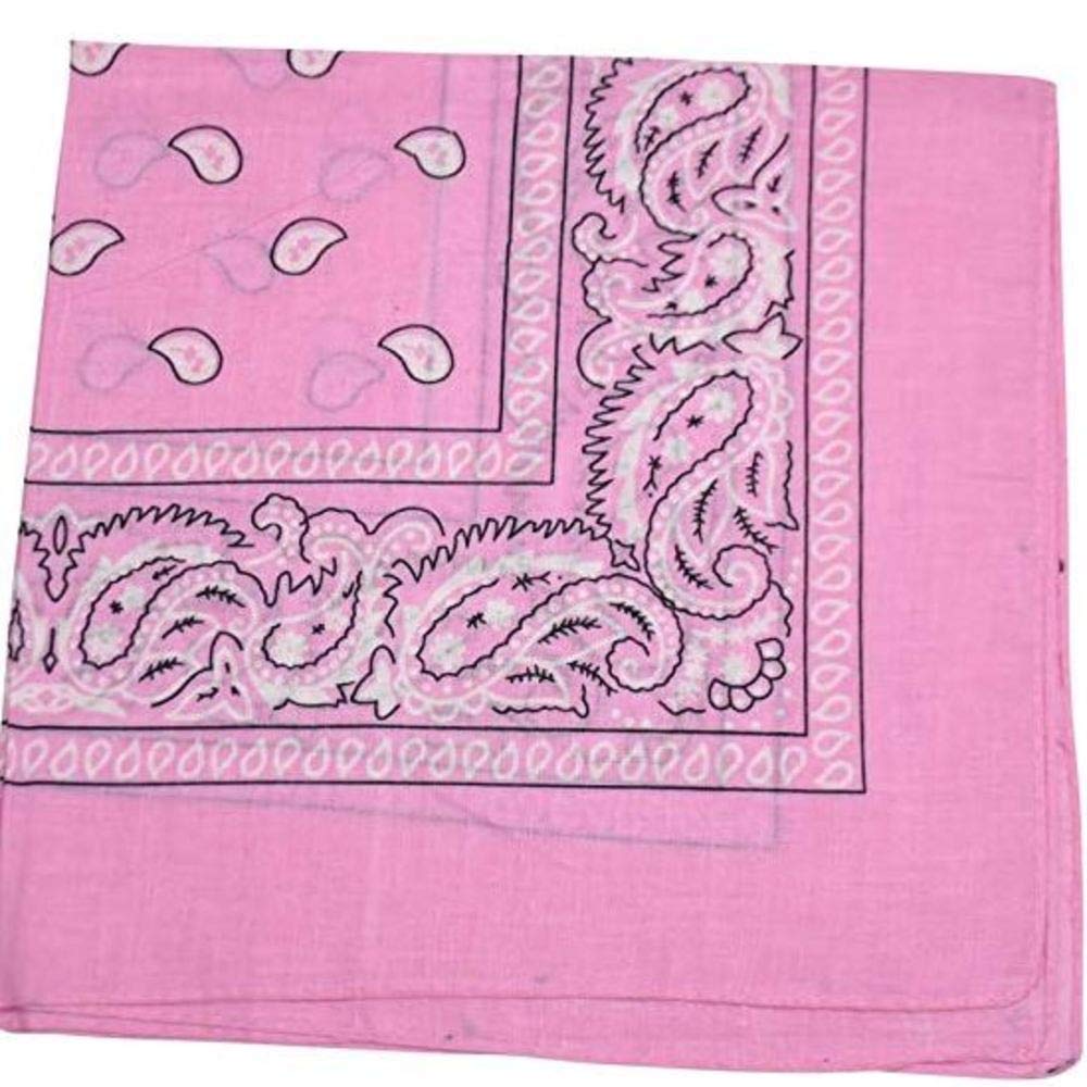 50 Pack Western Style Bandanas for Men & Women - Bulk Cowboy Bandanas for Rodeo, Music Festivals, and Outdoor Adventures