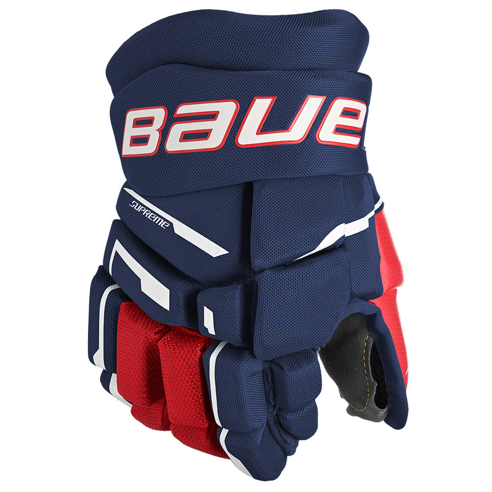Bauer Supreme M3 Junior Ice Hockey Gloves - Youth Hockey Protective Gear for Practice & Games - Perfect for Ice Rink & Training Sessions