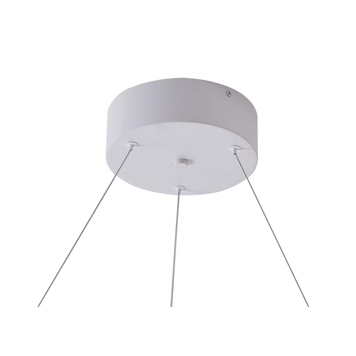 Bethel A Matte White Halo Ring LED Light with White Acrylic Diffuser - Perfect for Photography Lighting, Makeup Vanity, and Home Decor
