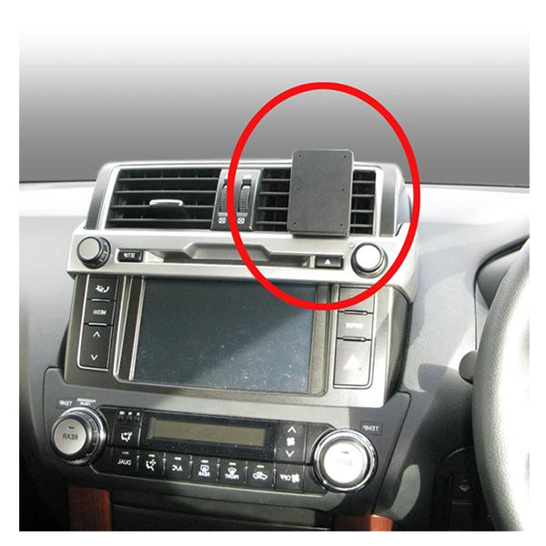 ClicOn No Holes Center Dash Mount for Toyota Prado 2015-2018 - Secure Phone Holder for Hands-Free Navigation & Driving